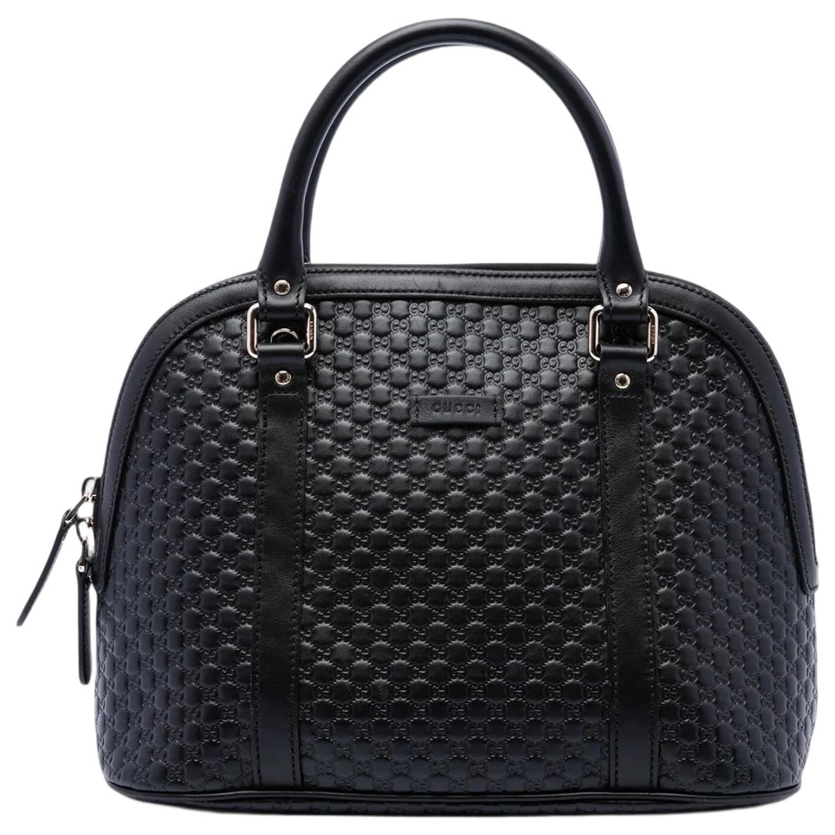 Dôme leather satchel