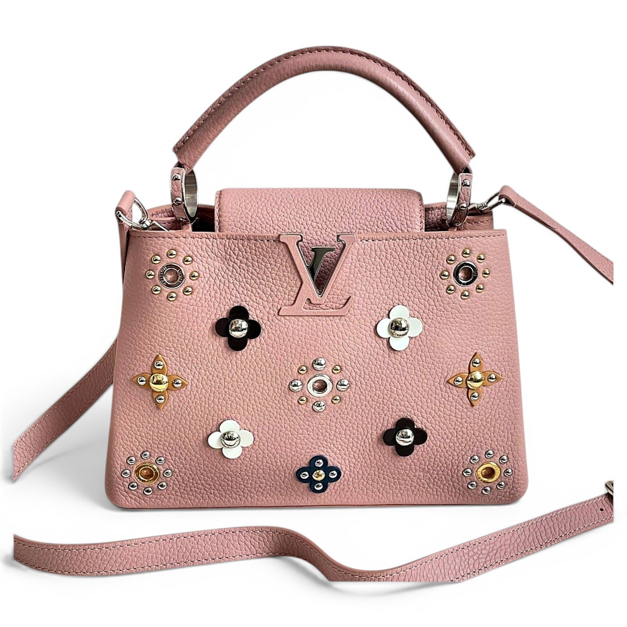 Capucines leather handbag