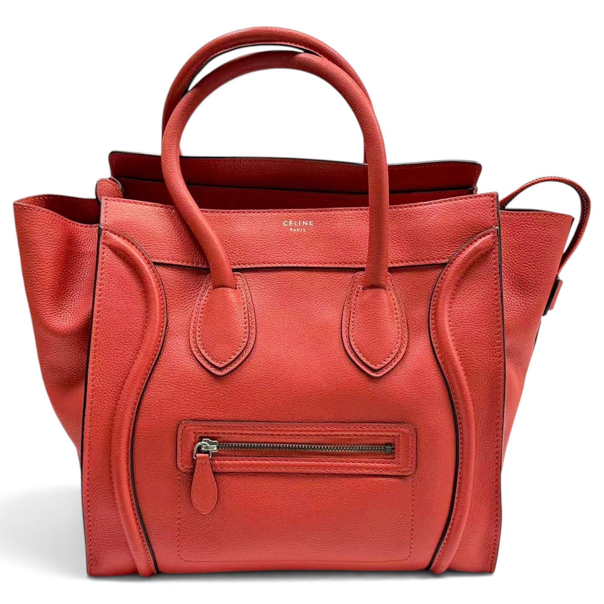 Luggage leather handbag