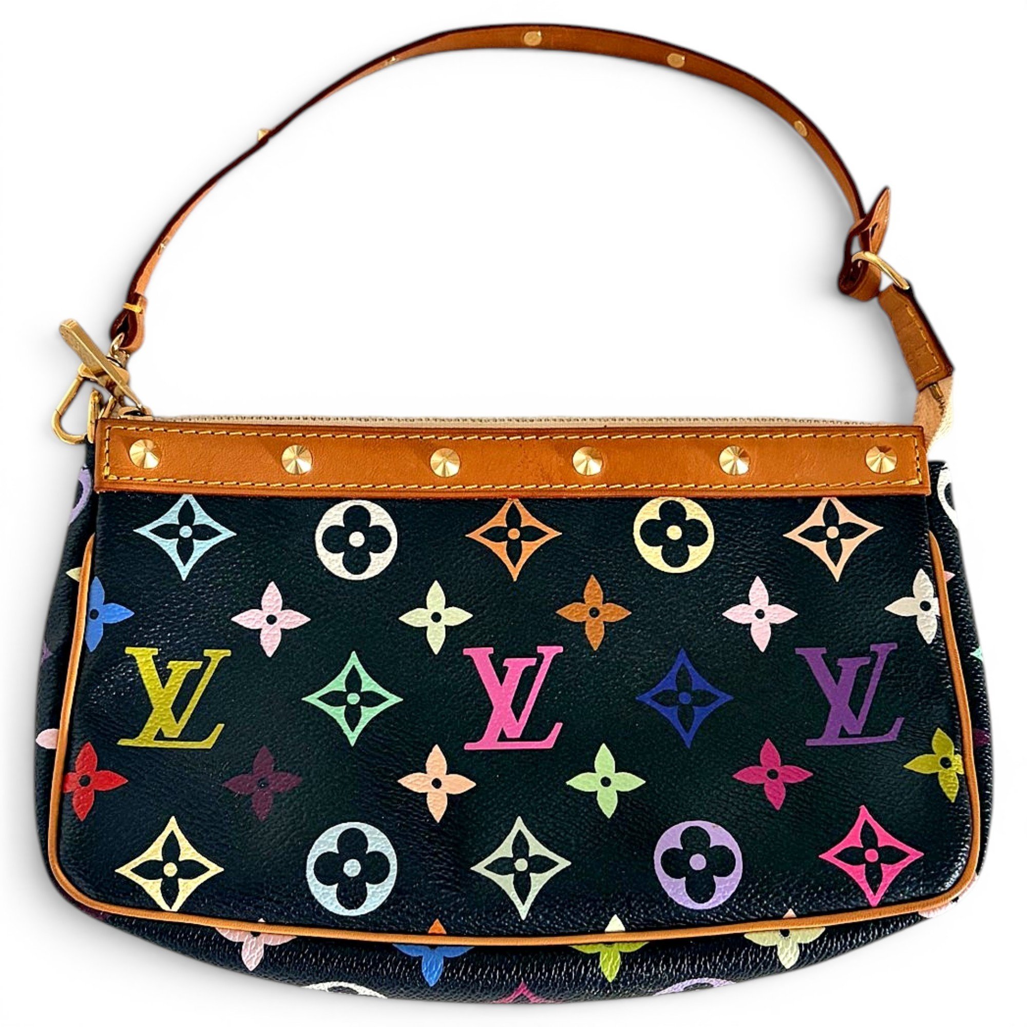Pochette Accessoire leather handbag