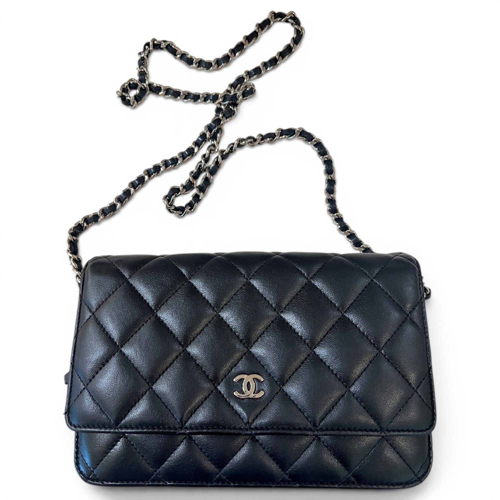 Wallet On Chain Timeless/Classique leather handbag