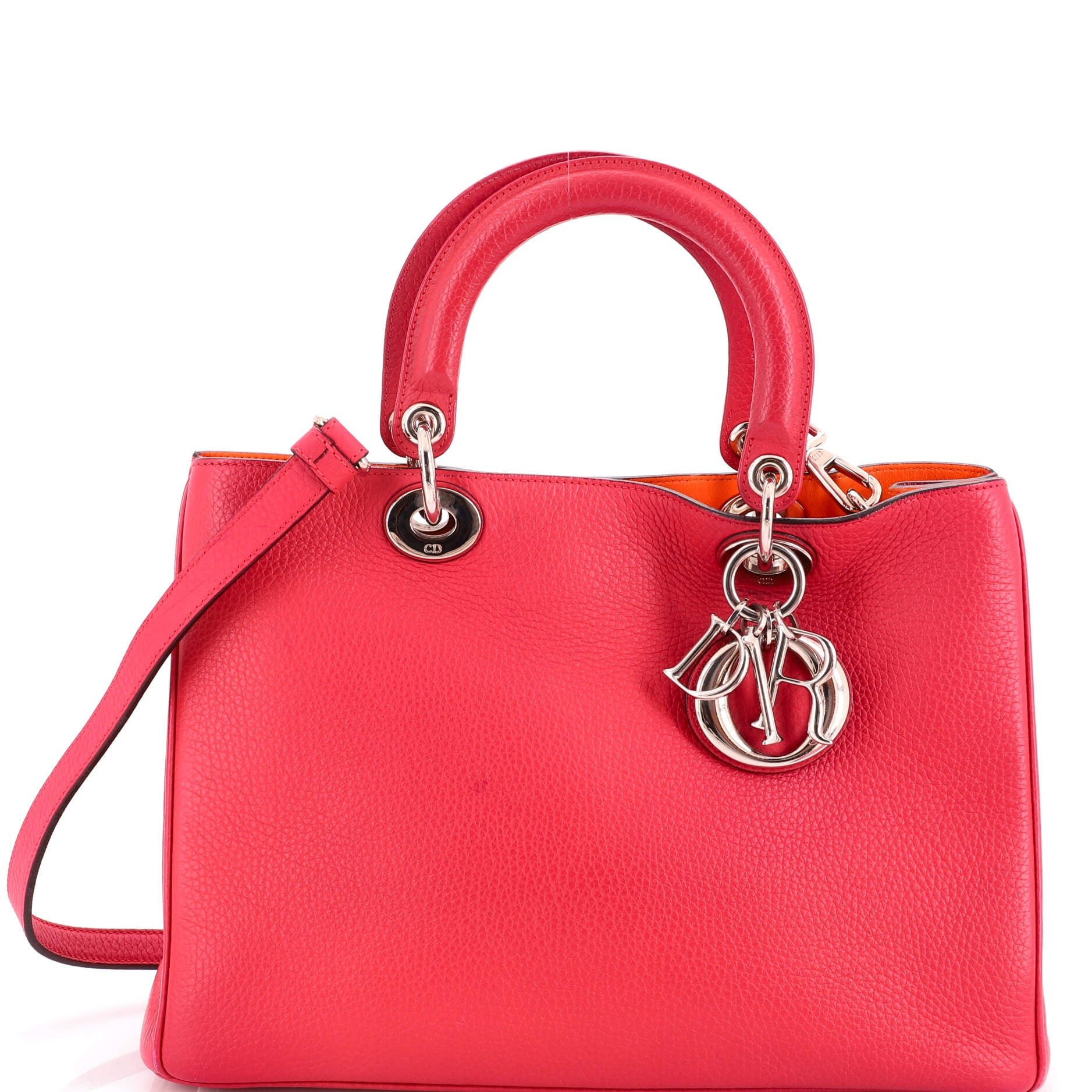 Diorissimo Tote Pebbled Leather Medium