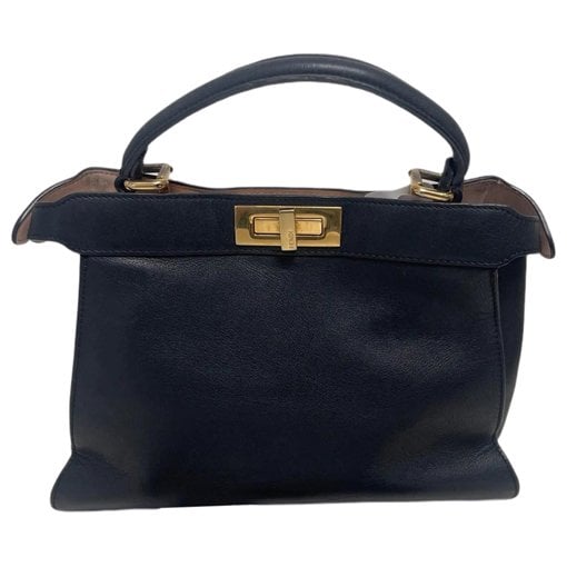 Peekaboo leather handbag