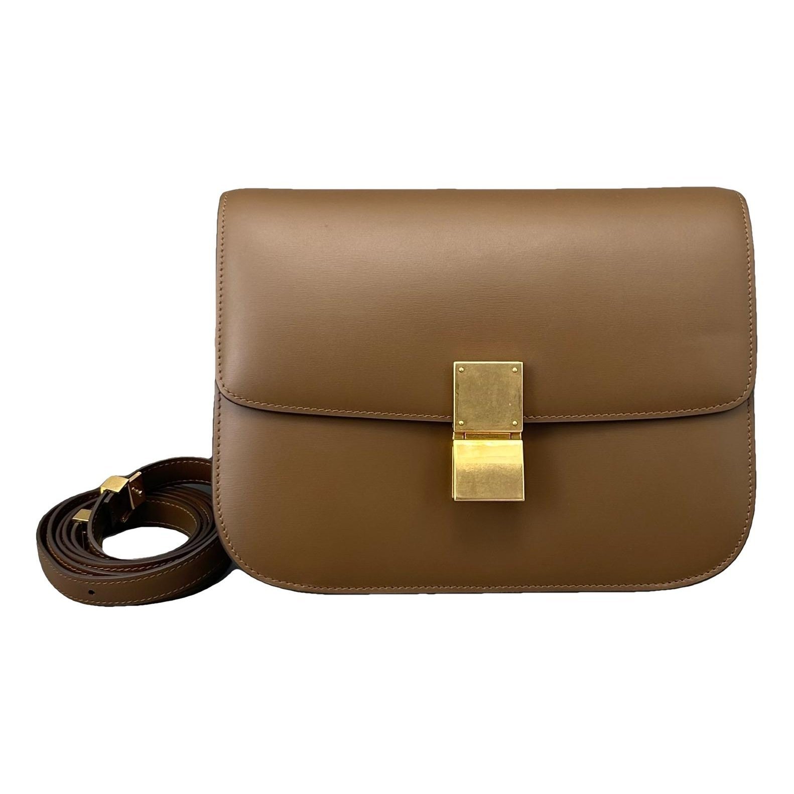 Classic leather crossbody bag