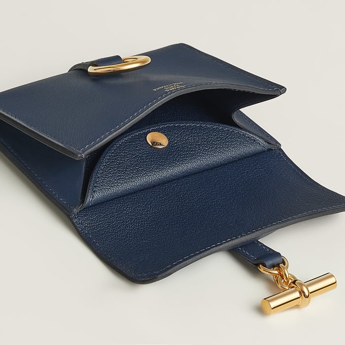 Navy Glenan Compact Wallet