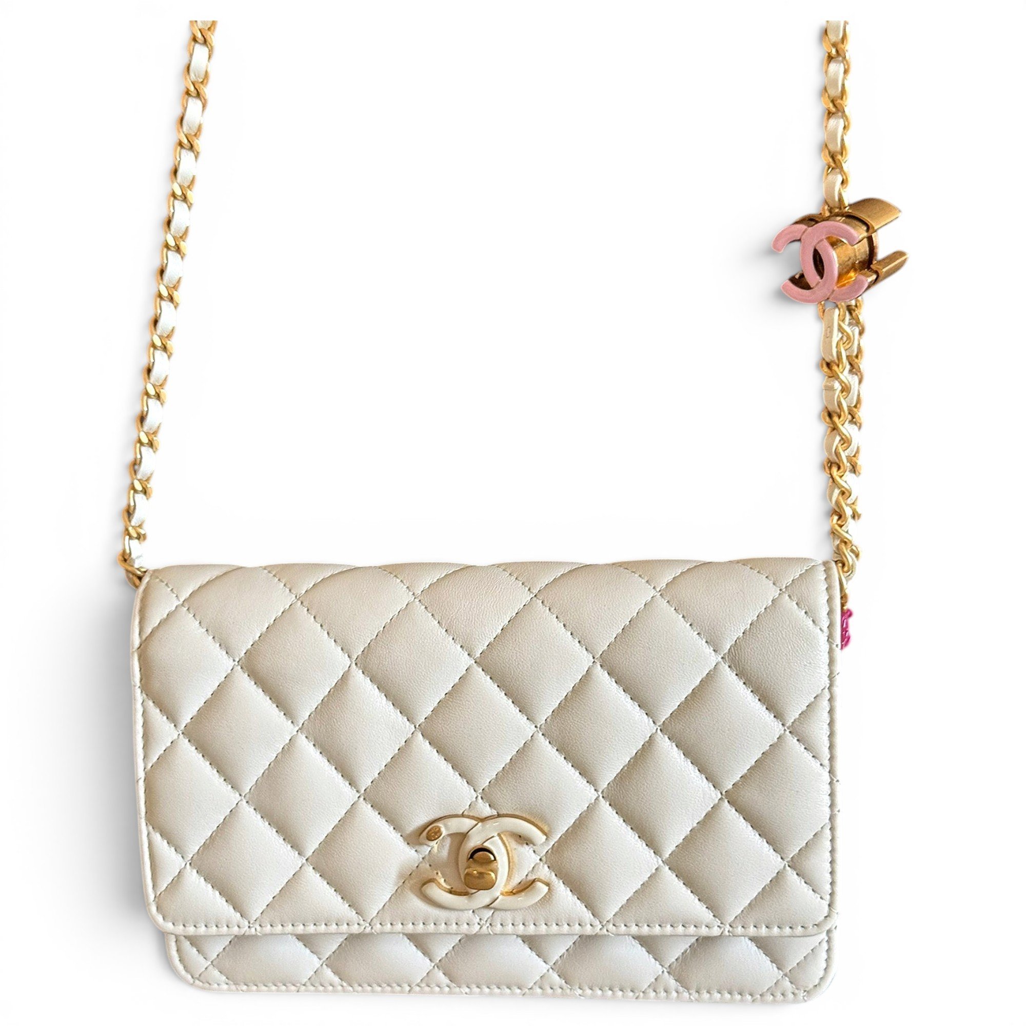 Wallet On Chain Timeless/Classique leather crossbody bag