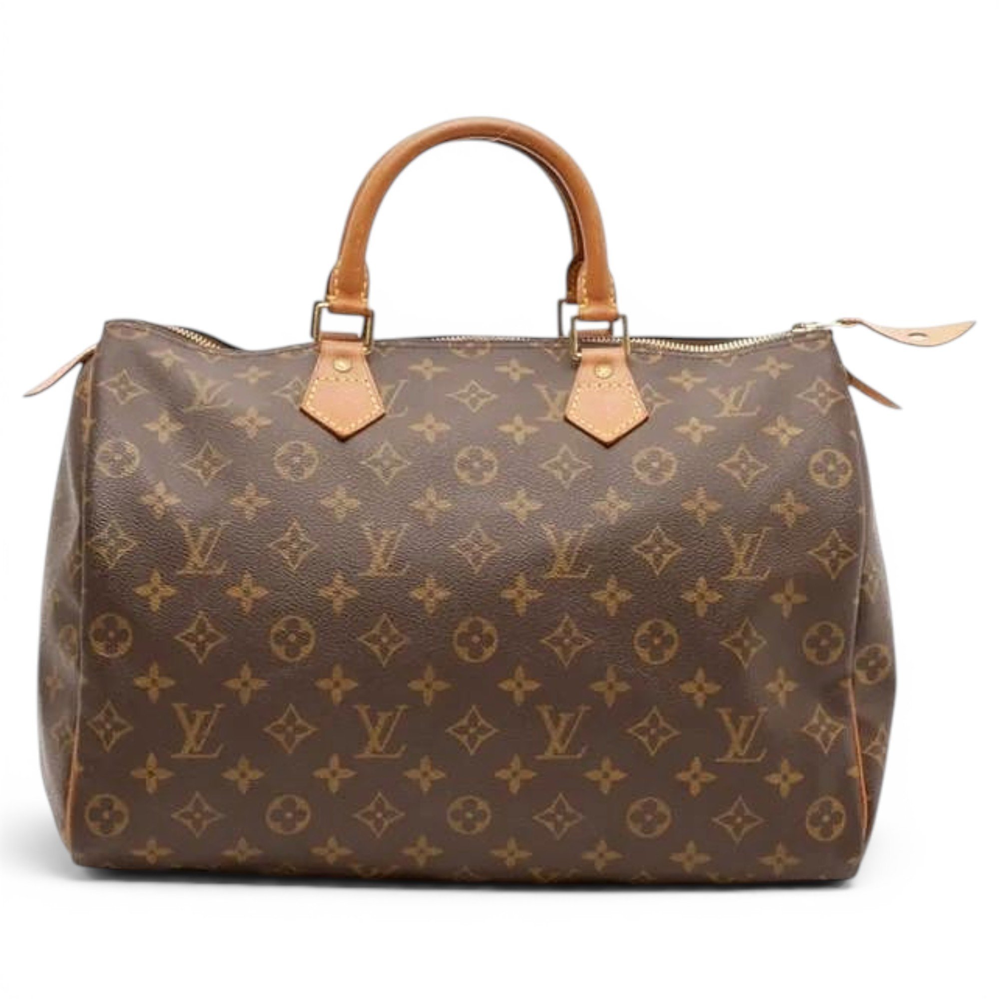 Speedy leather handbag