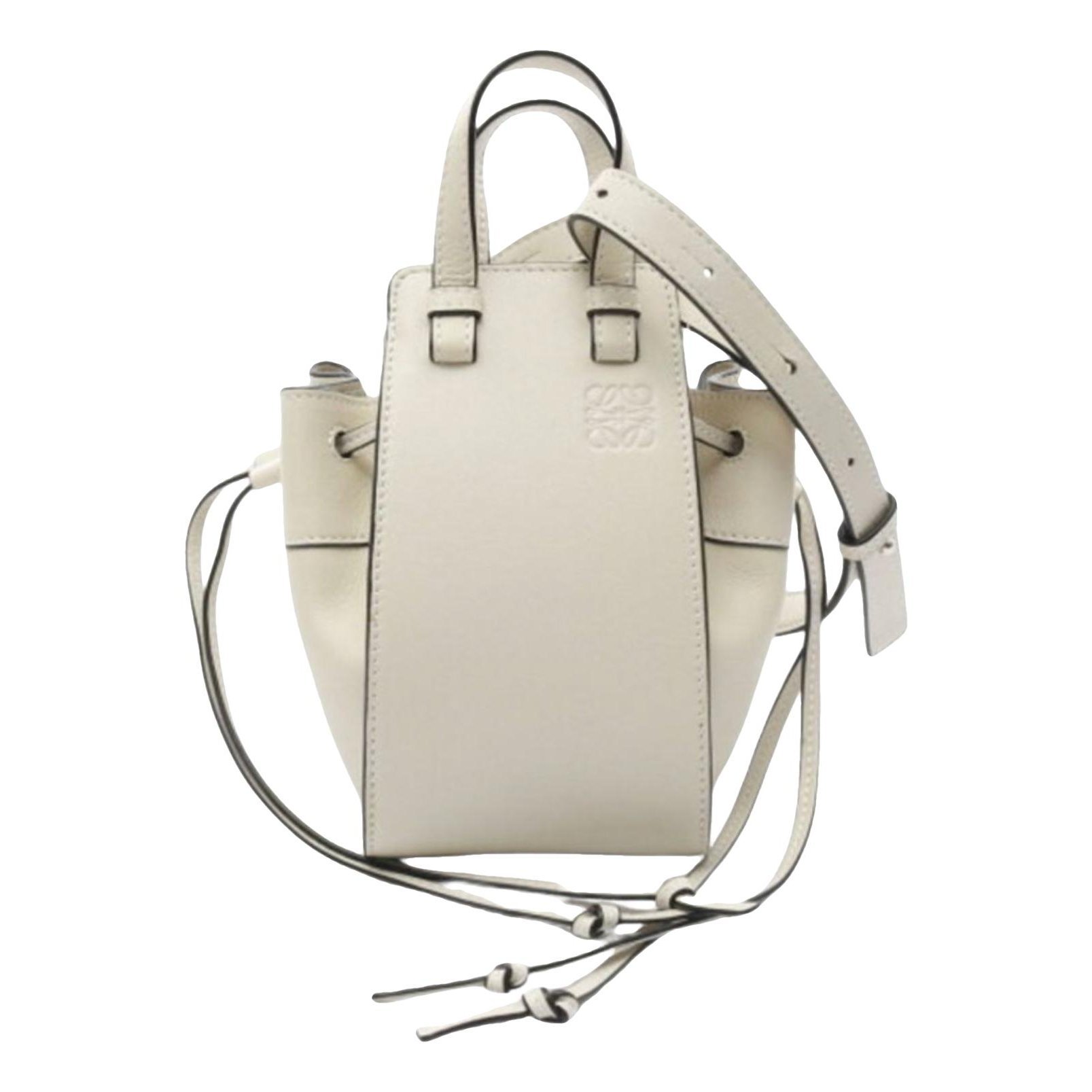 Hammock leather handbag