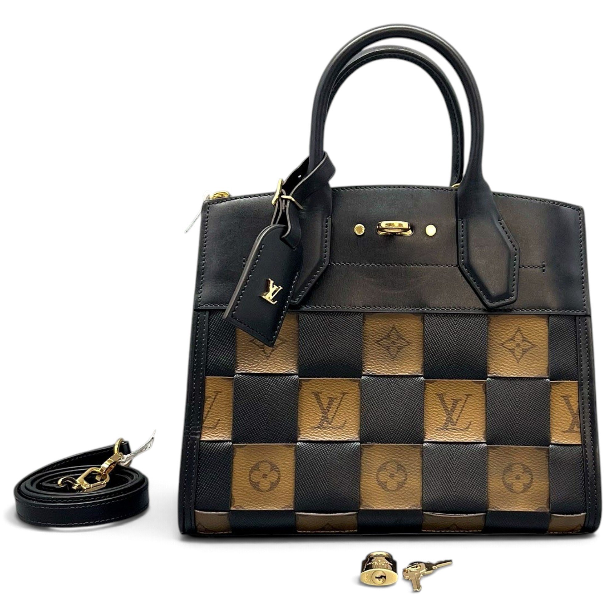 Leather tote