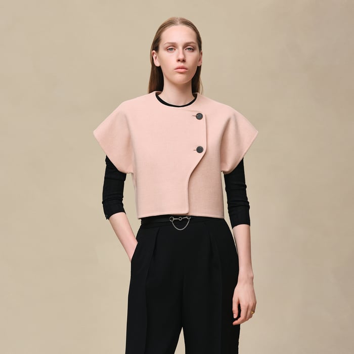Rose Palomino Short-sleeve Bolero Jacket