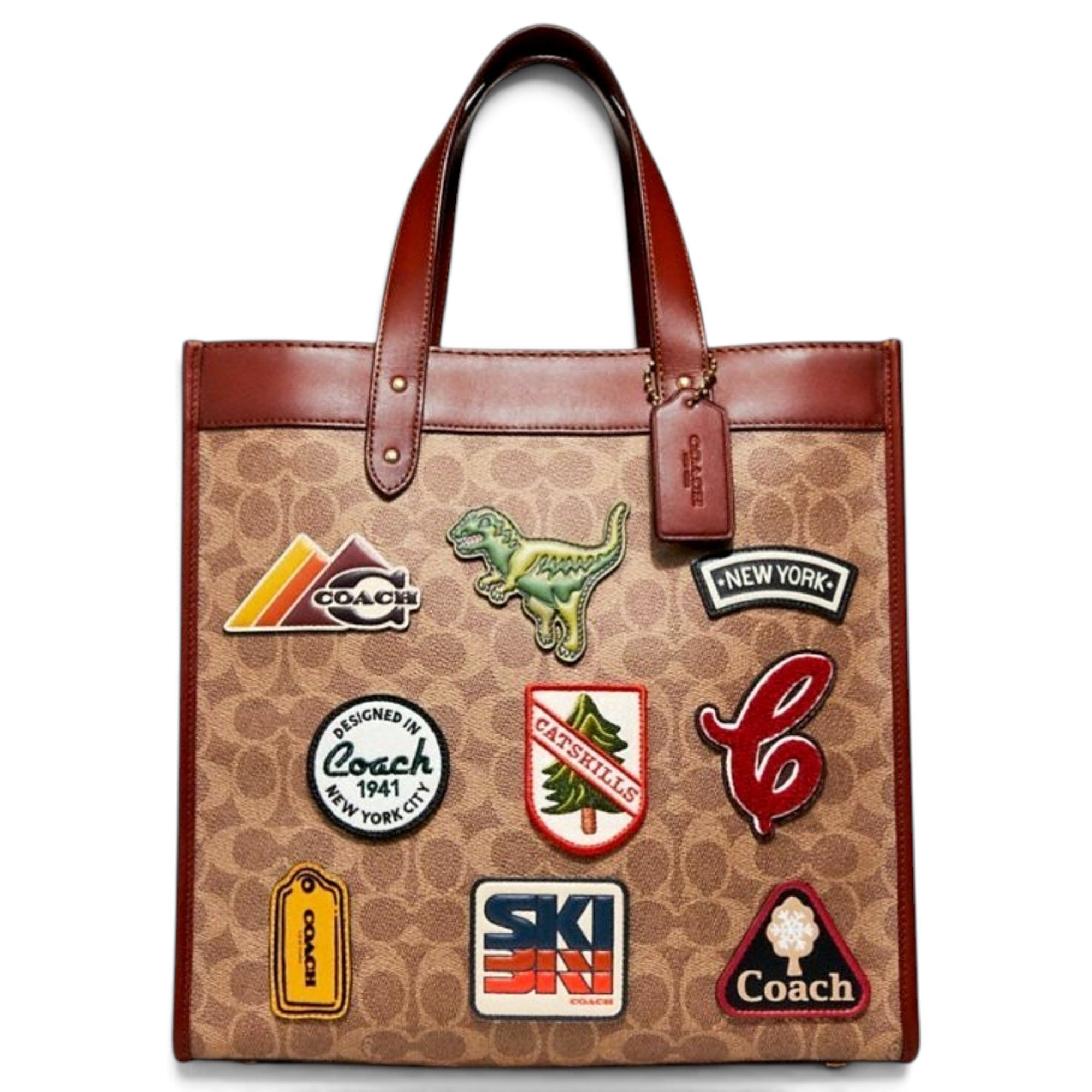 Leather tote