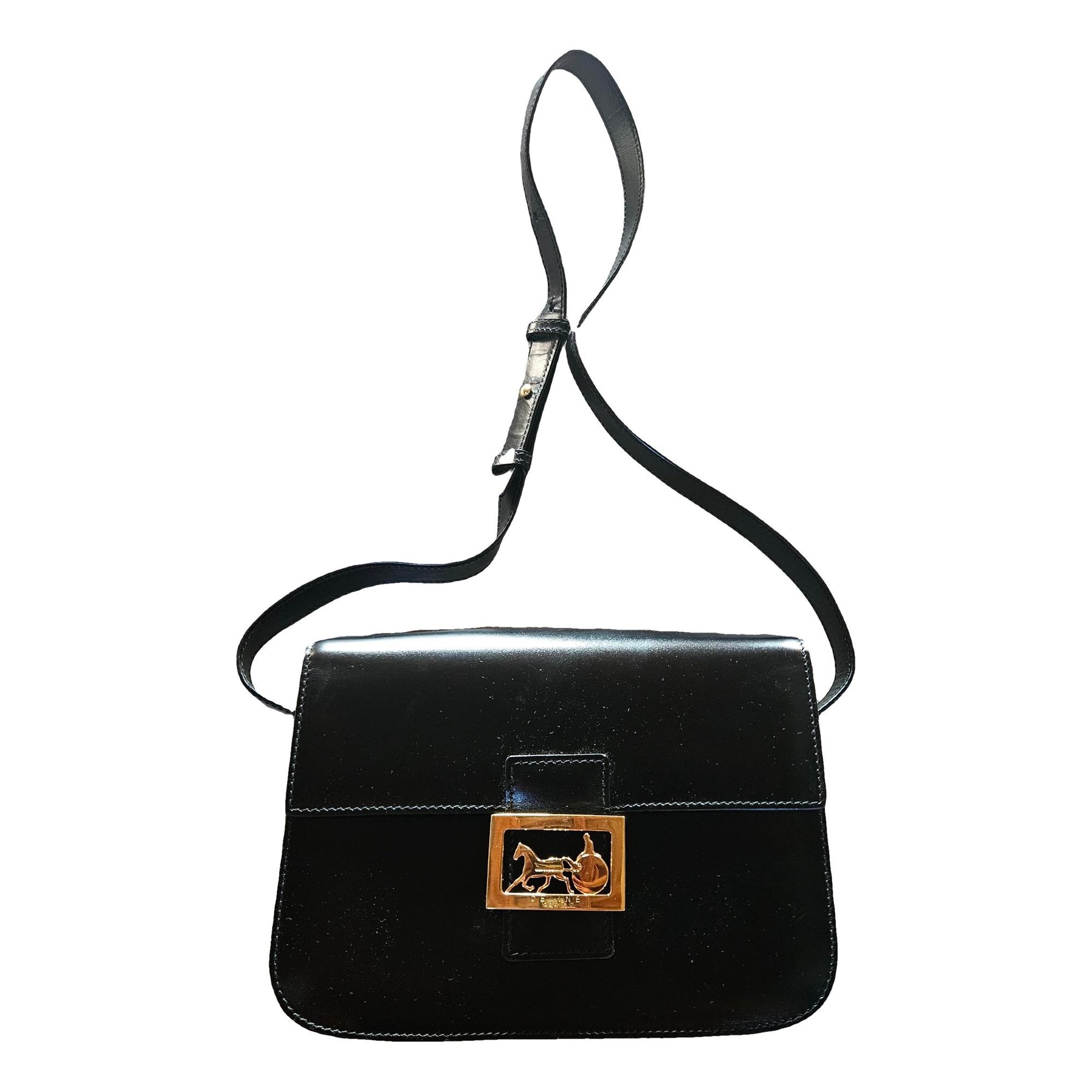 Classic leather crossbody bag