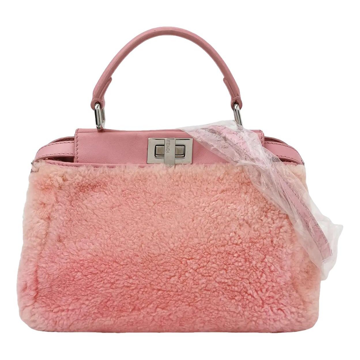 Peekaboo wool handbag