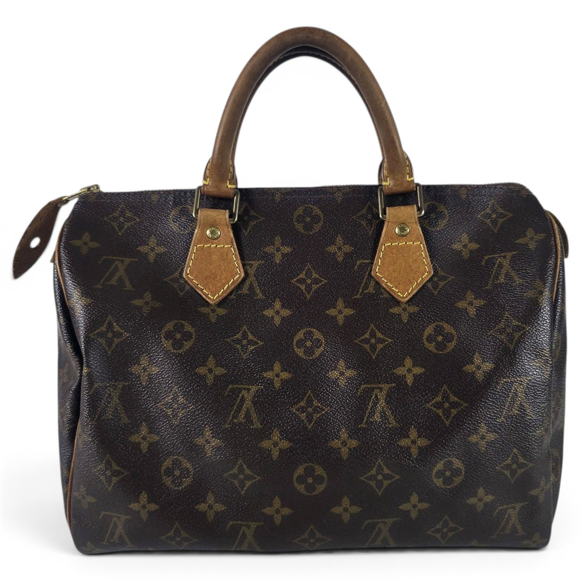 Speedy leather handbag