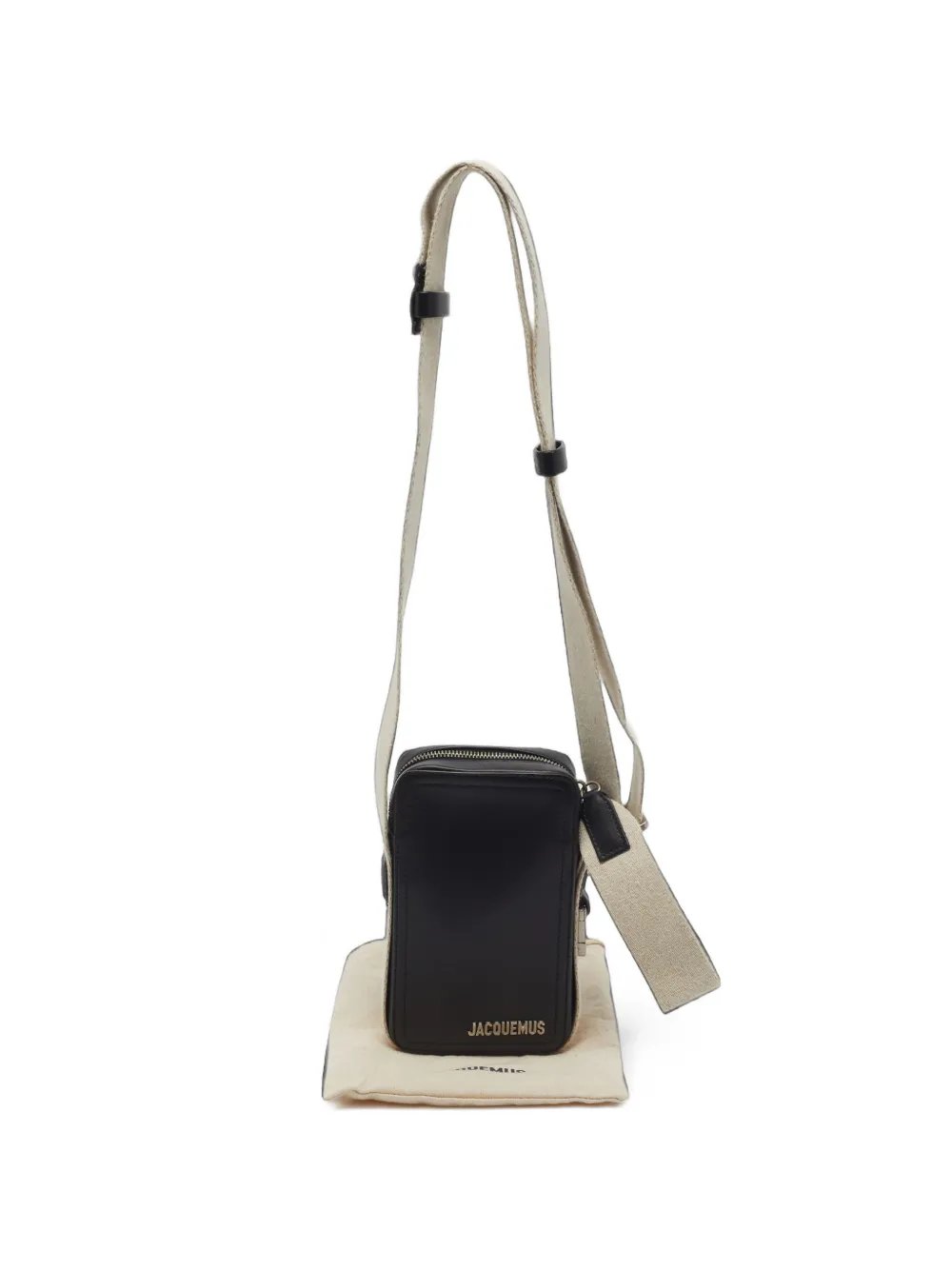 Le Cuerda logo-plaque messenger bag