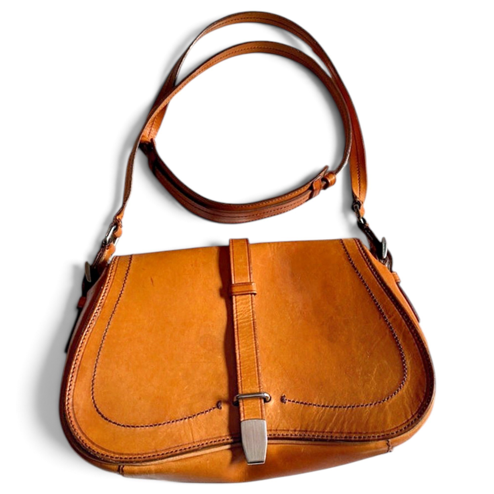 Leather crossbody bag