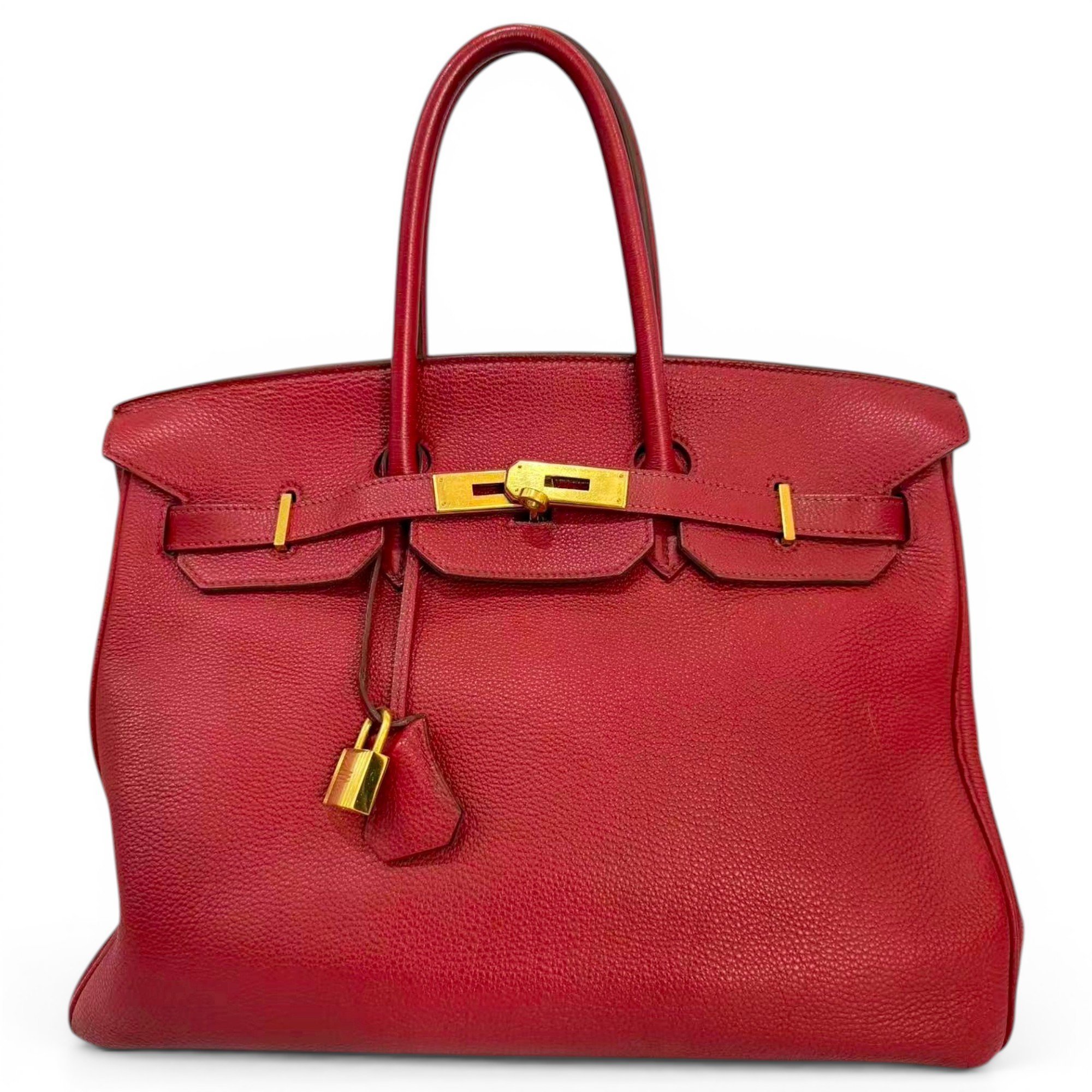 Birkin 35 leather handbag