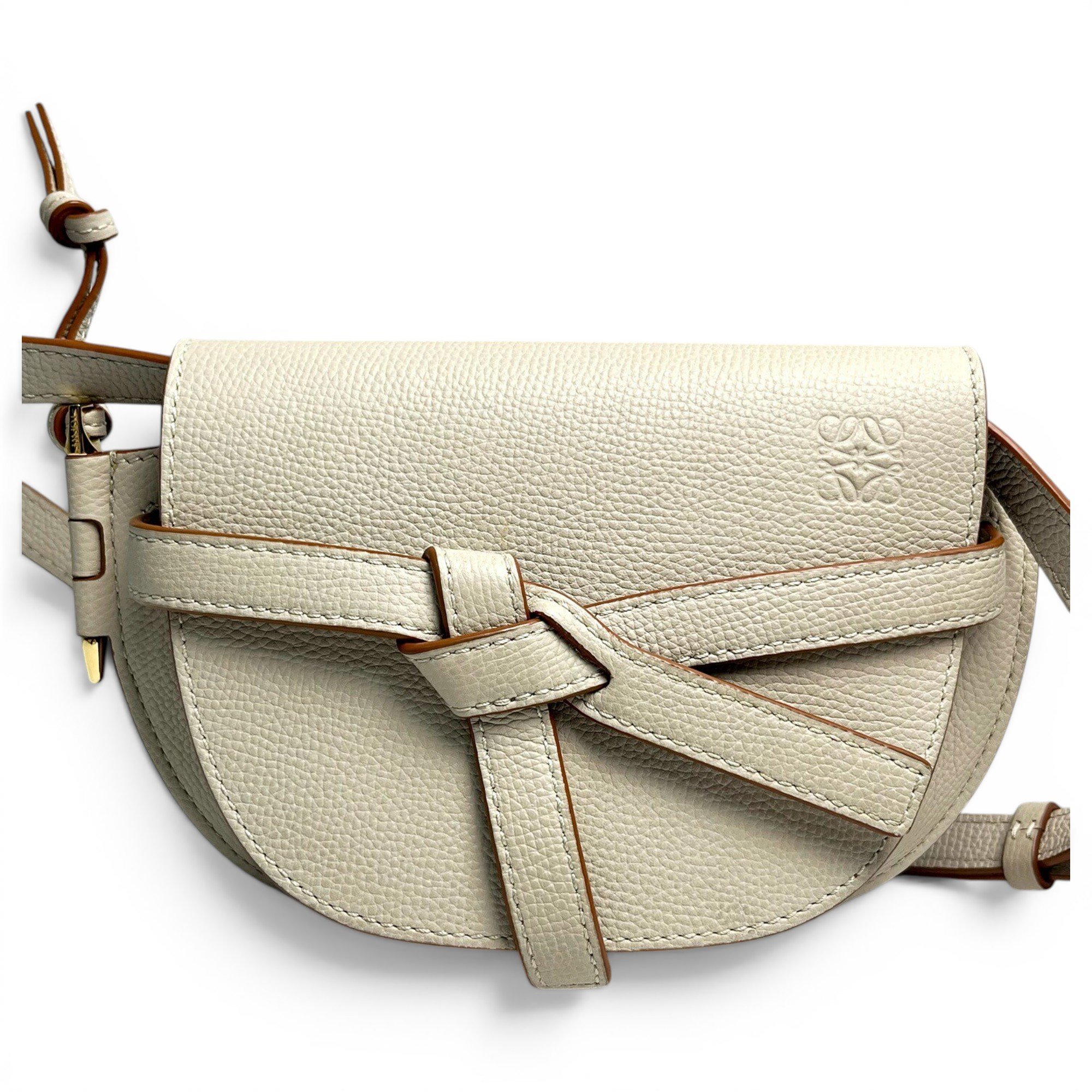 Gate leather crossbody bag