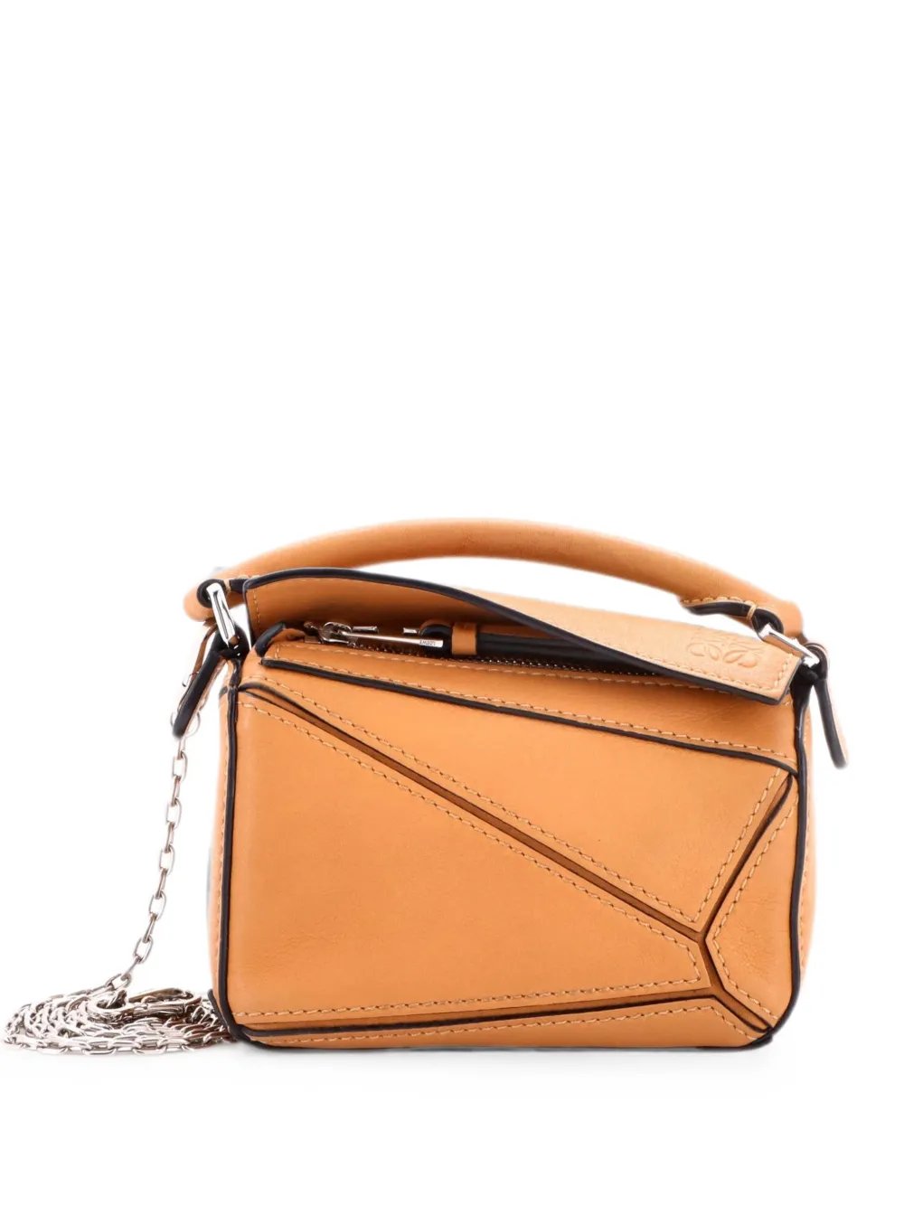 Puzzle Bag Leather Nano crossbody bag