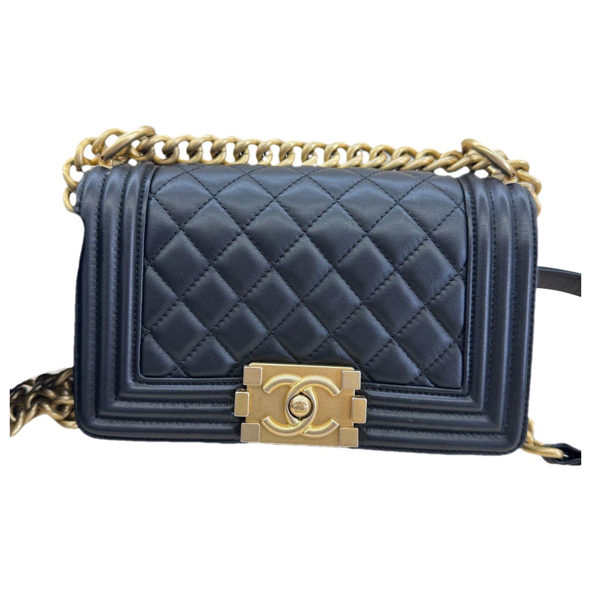 Boy leather crossbody bag
