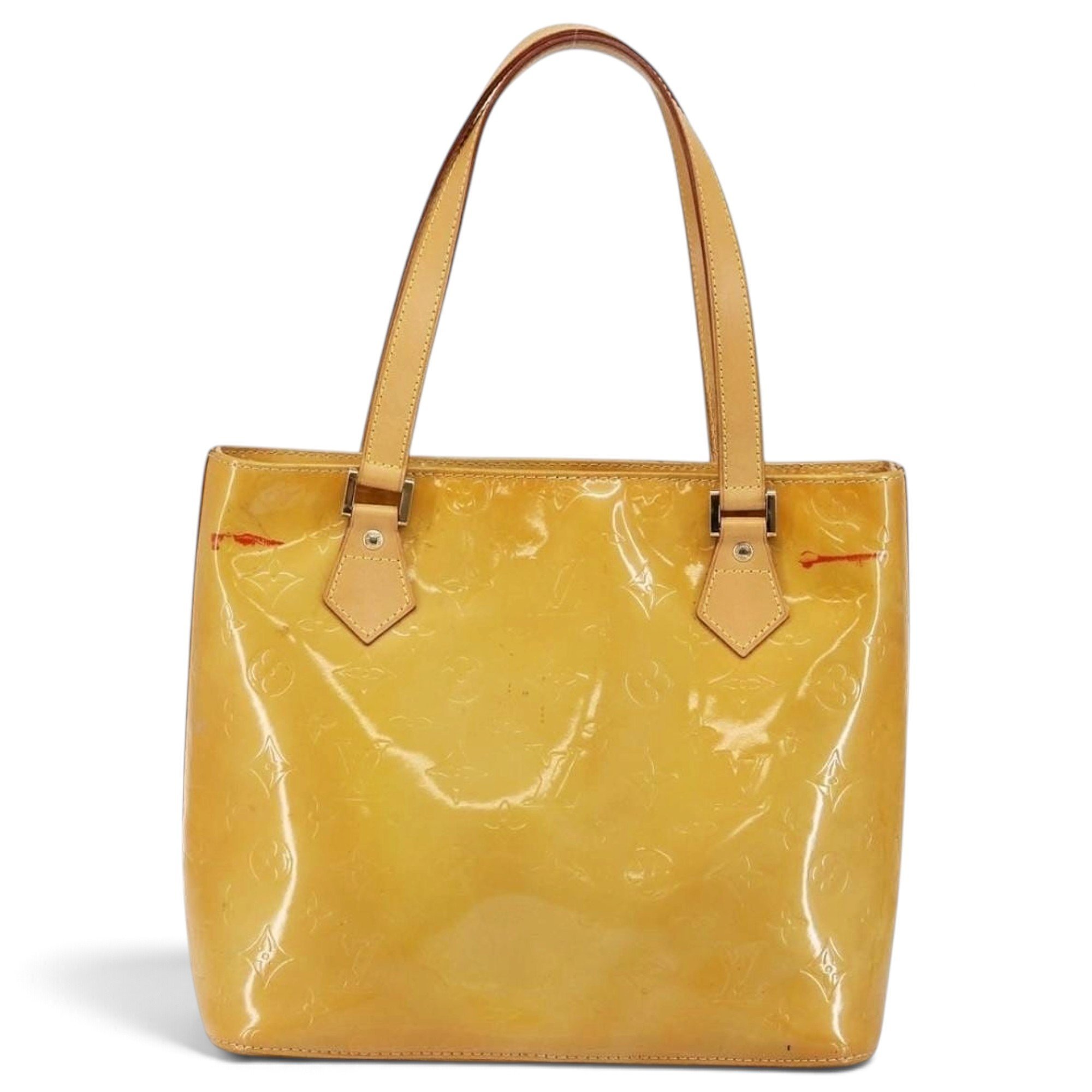 Houston patent leather handbag