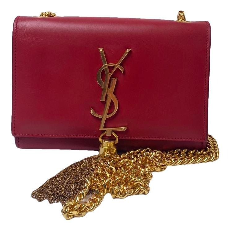 Pompom Kate leather crossbody bag