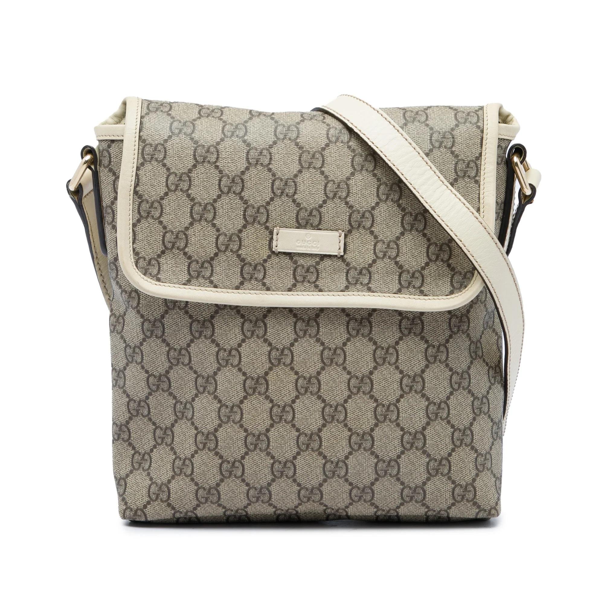 Gucci B leather crossbody bag