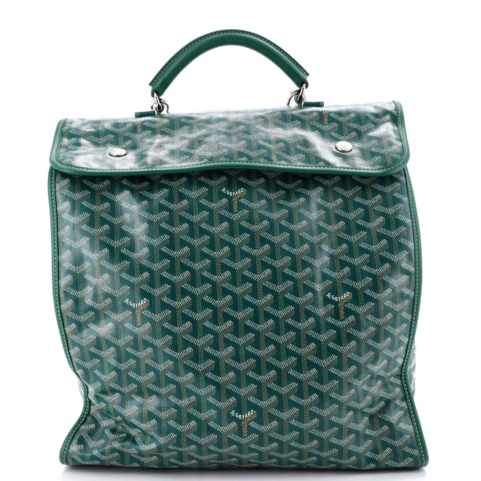 Saint Leger Briefcase Backpack Coated Canvas