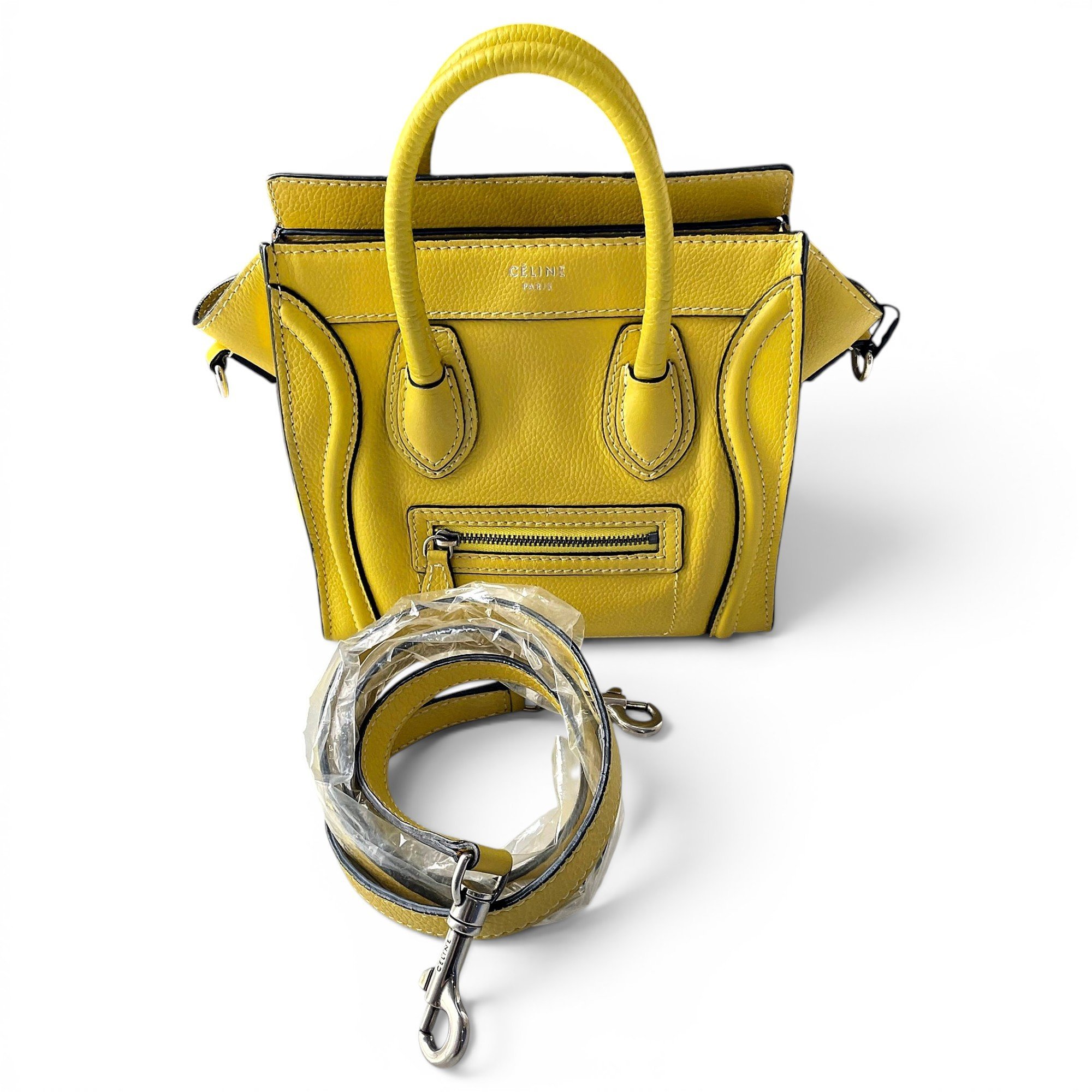 Nano Luggage leather handbag