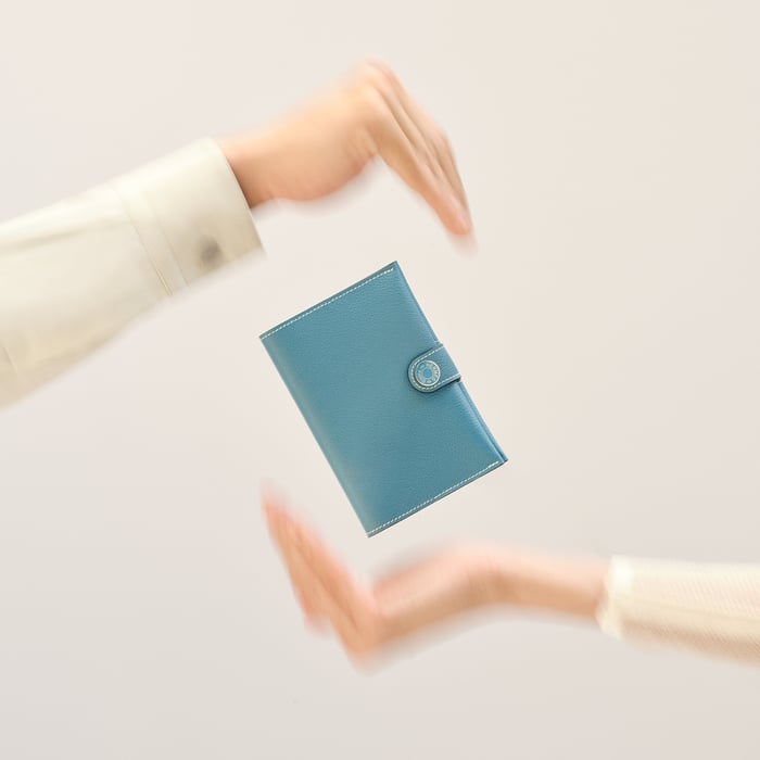 Bleu Nuit R.M.S Passport Holder
