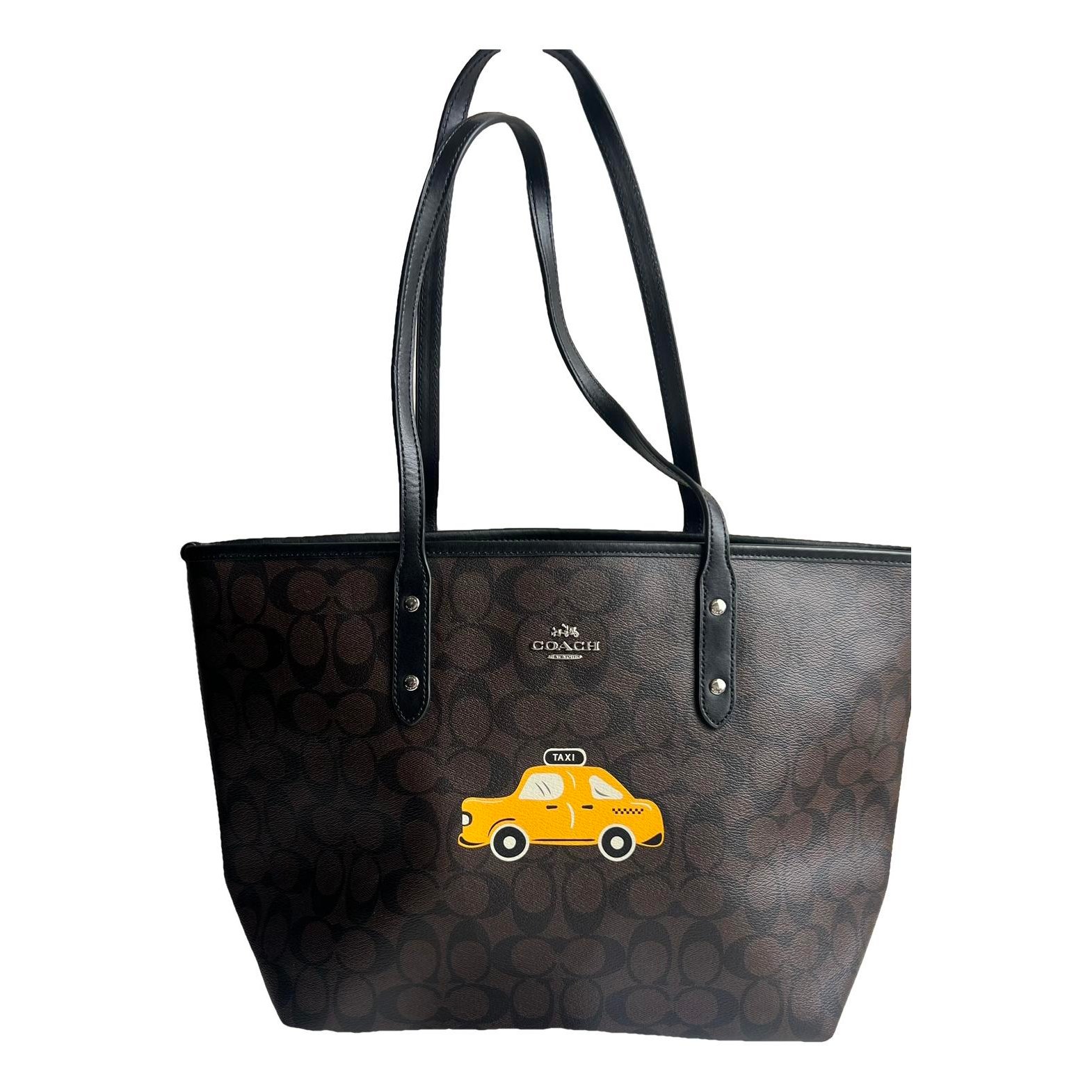 CITY ZIP TOTE leather tote