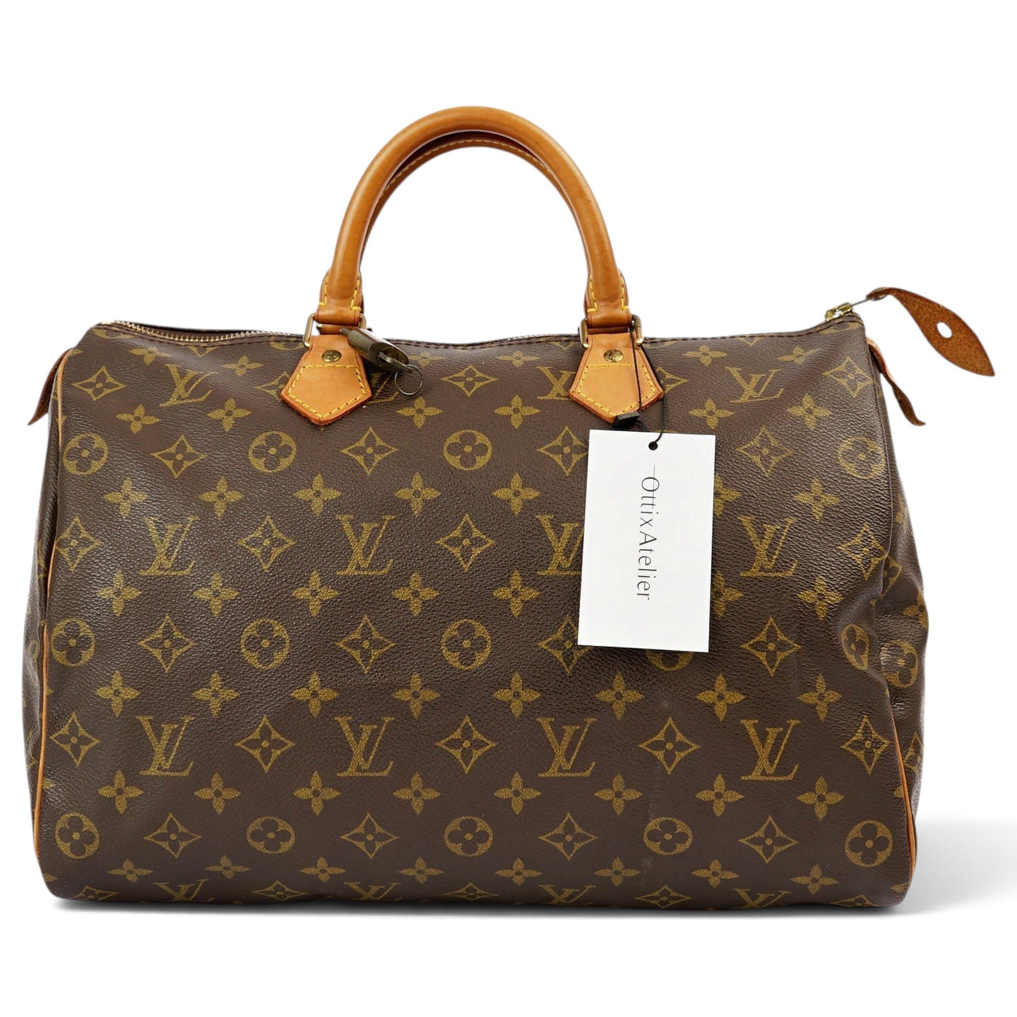 Speedy leather handbag