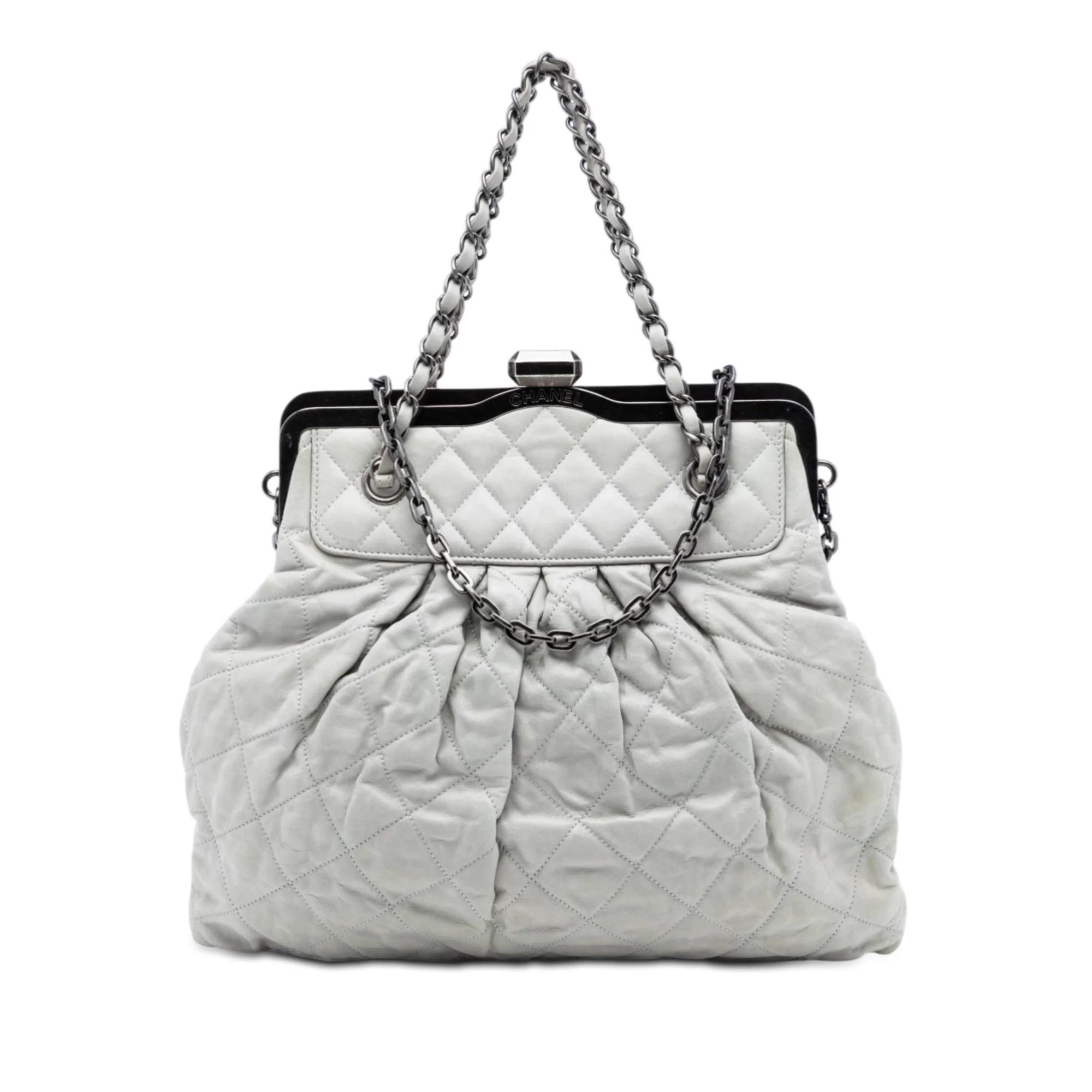 Chic With Me leather satchel
