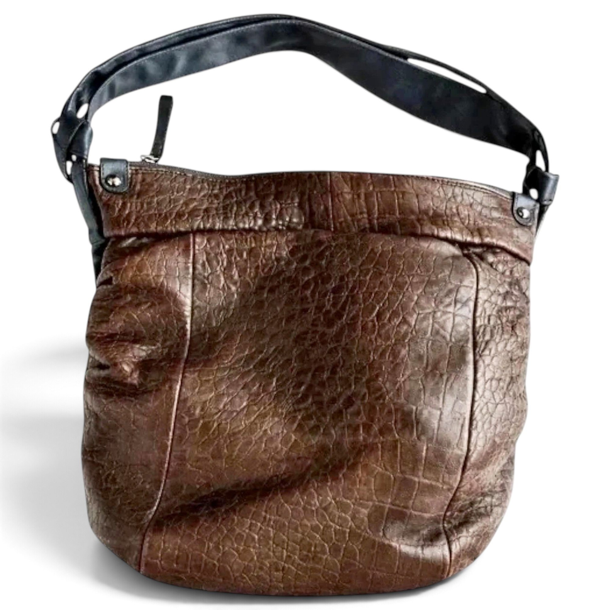 Leather handbag