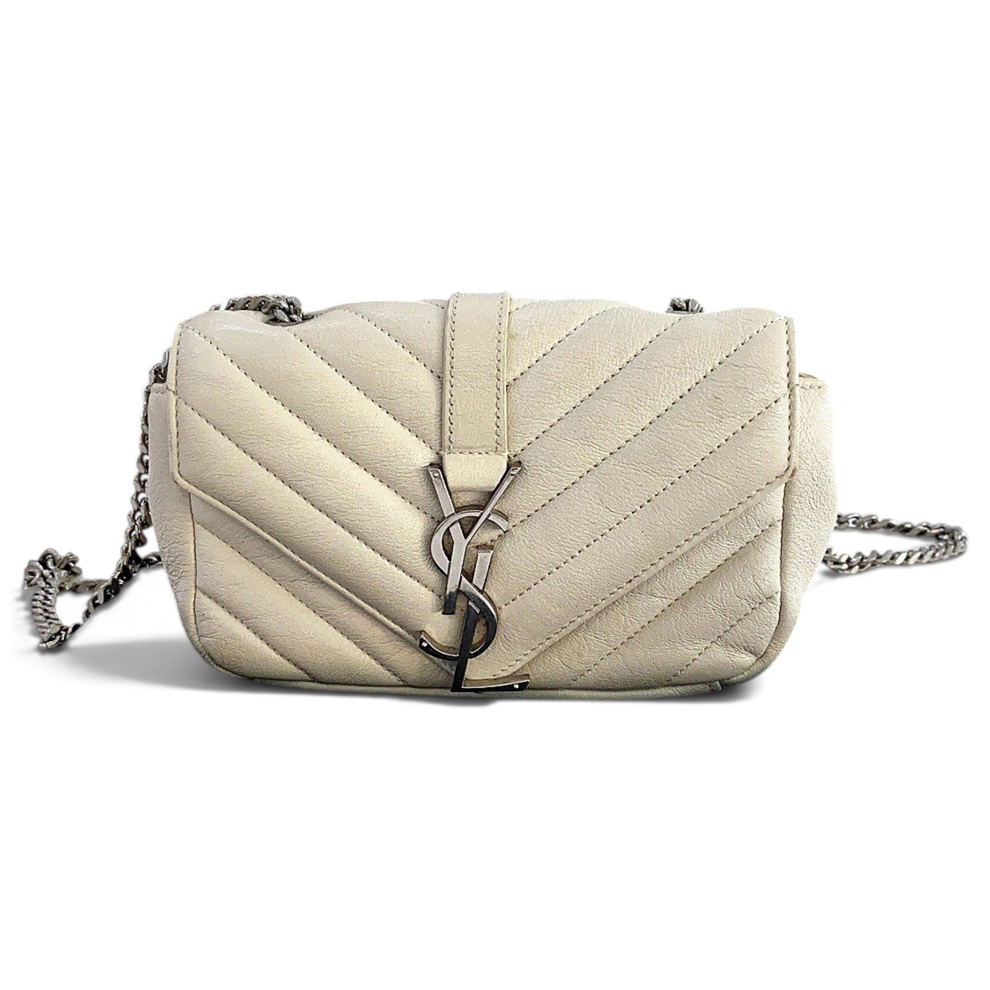 Collége monogramme leather handbag