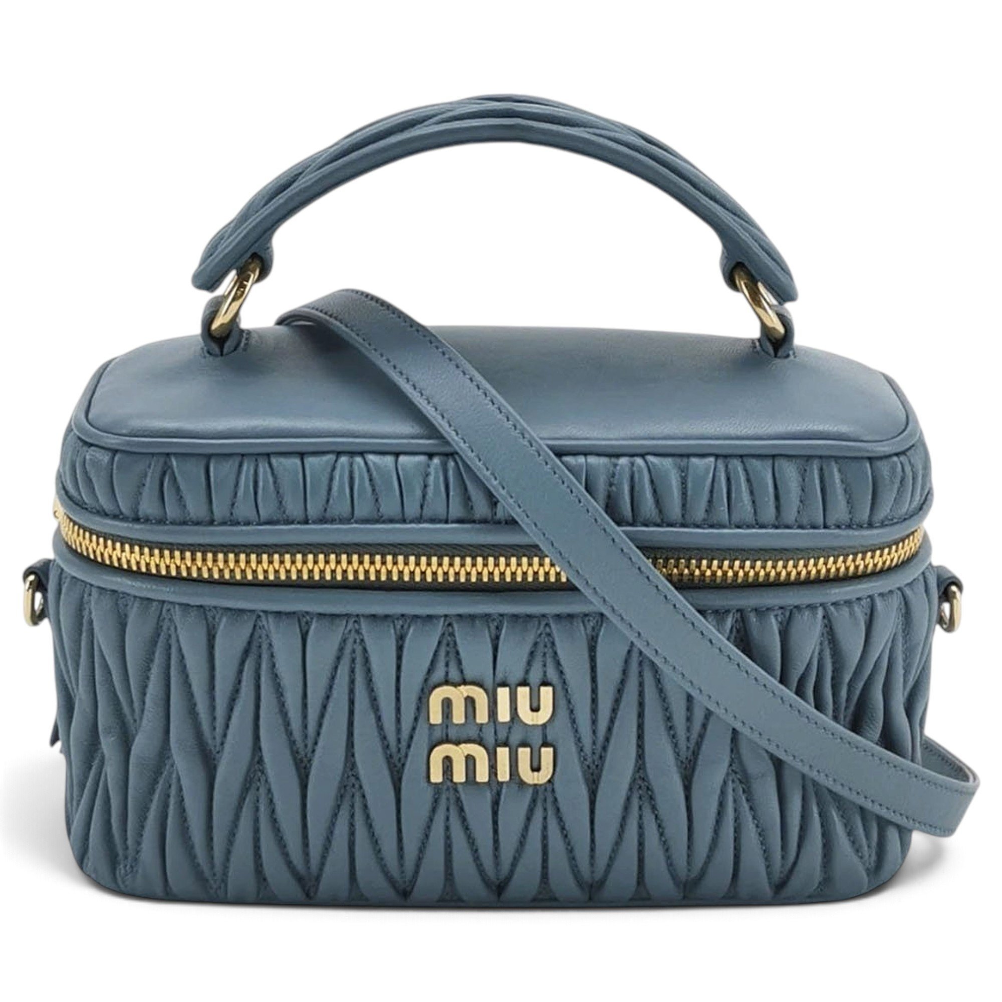 Miu Miu Miu Logo leather handbag