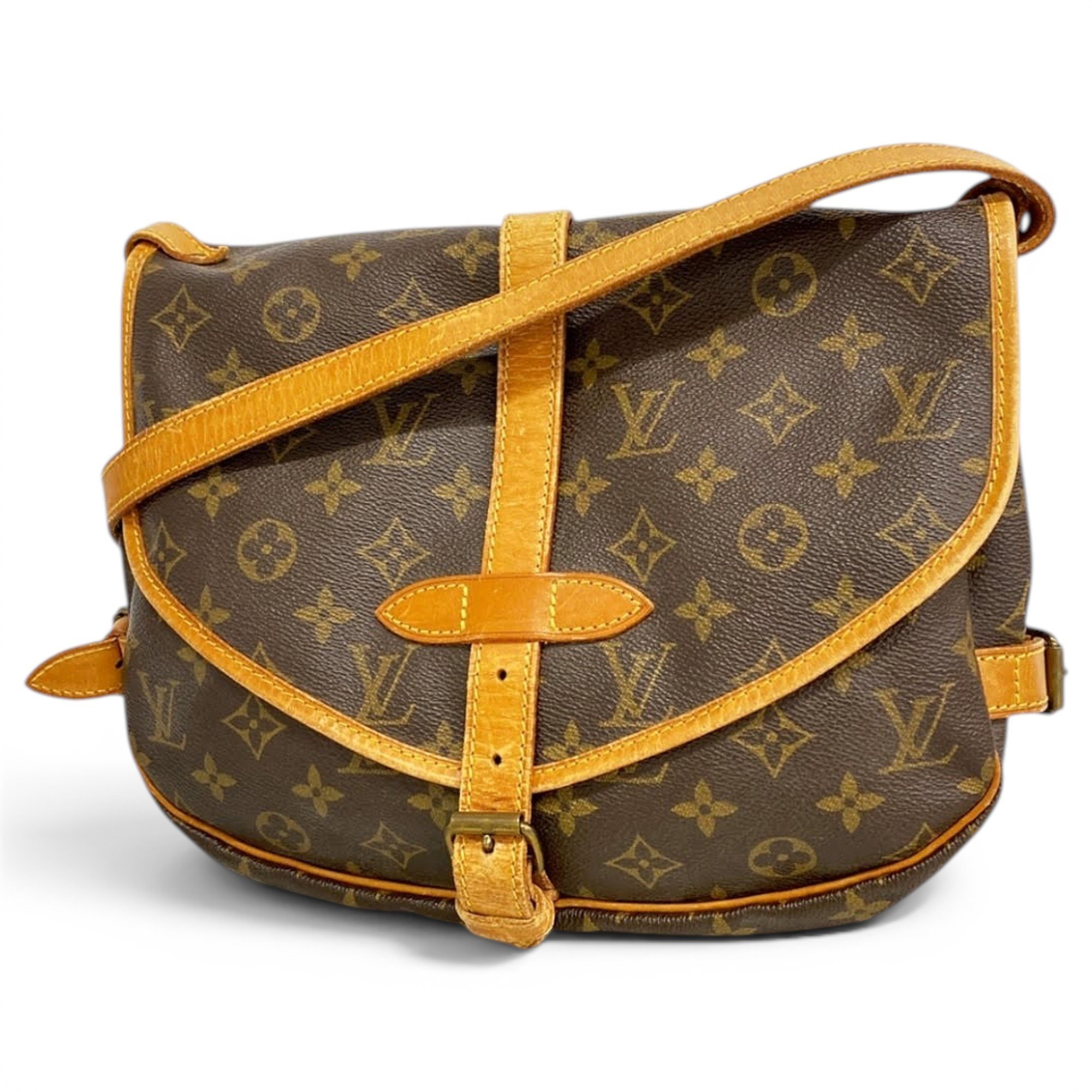 Saumur leather crossbody bag