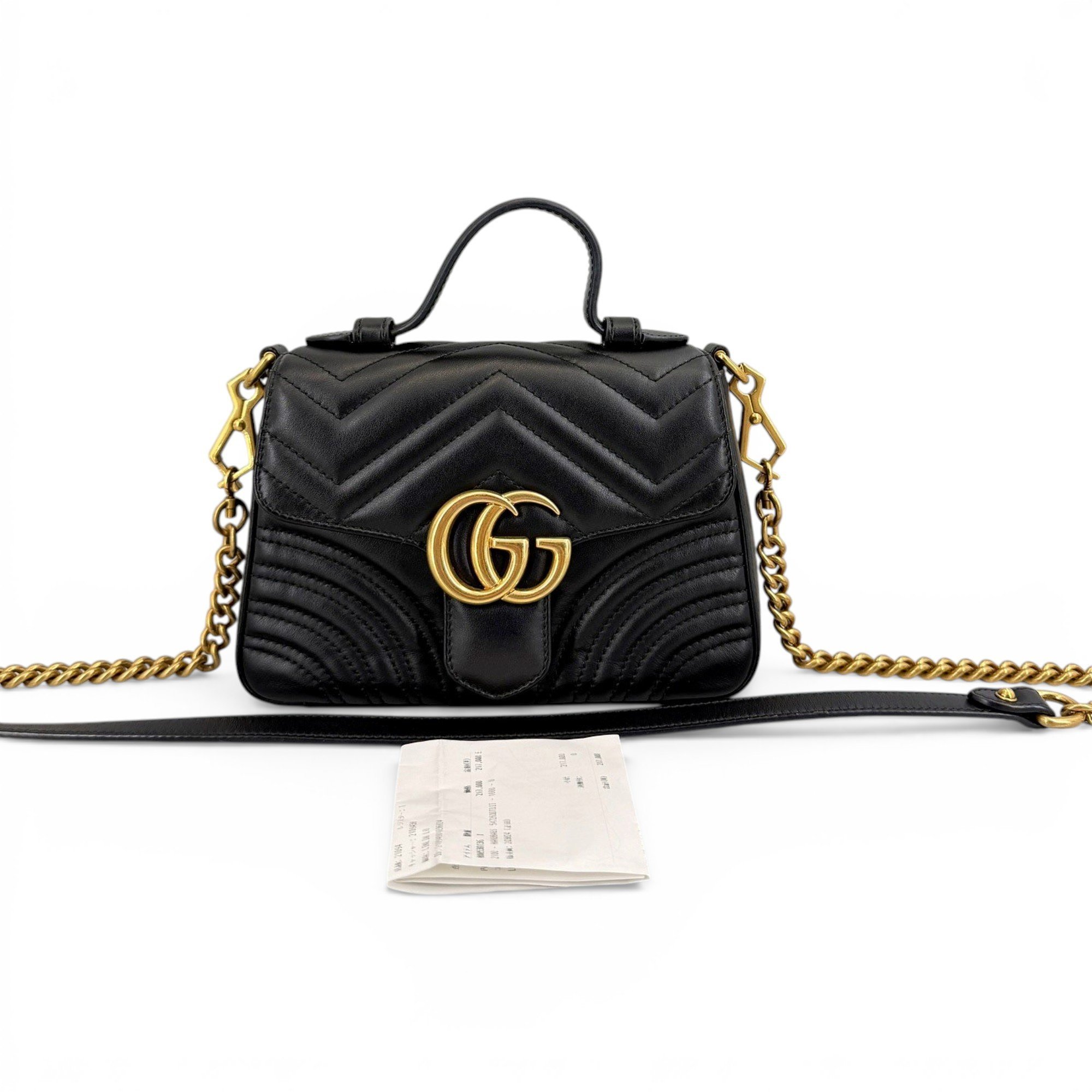 GG Marmont Flap leather handbag