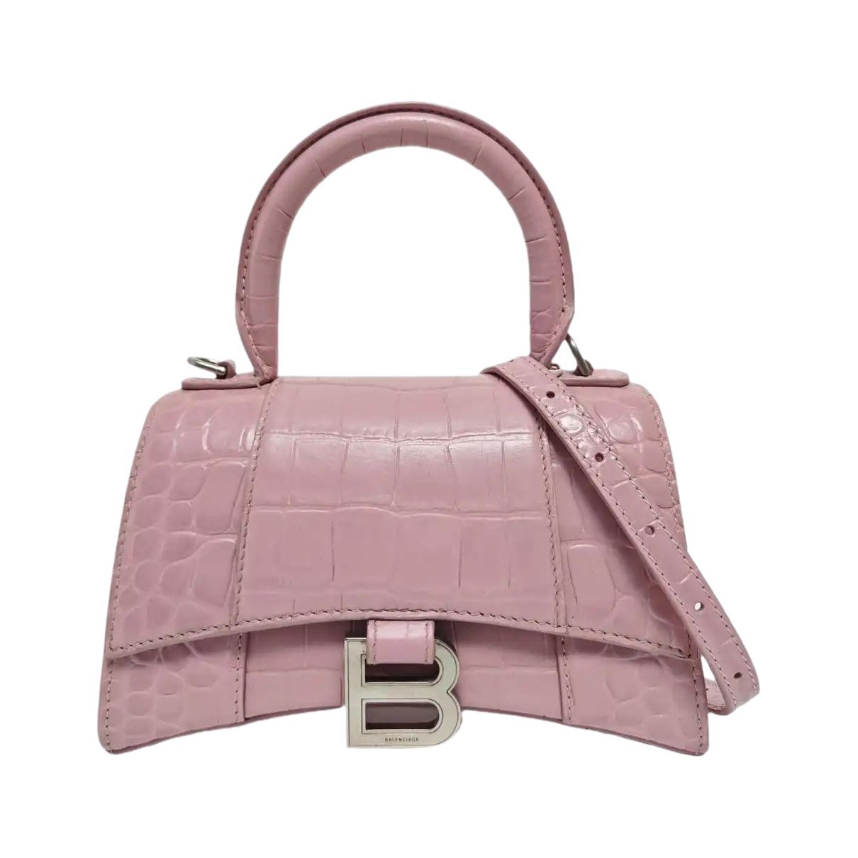 Balenciaga Hourglass leather handbag