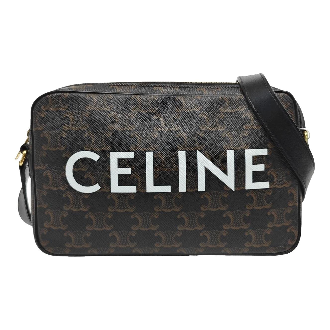 Triomphe leather handbag