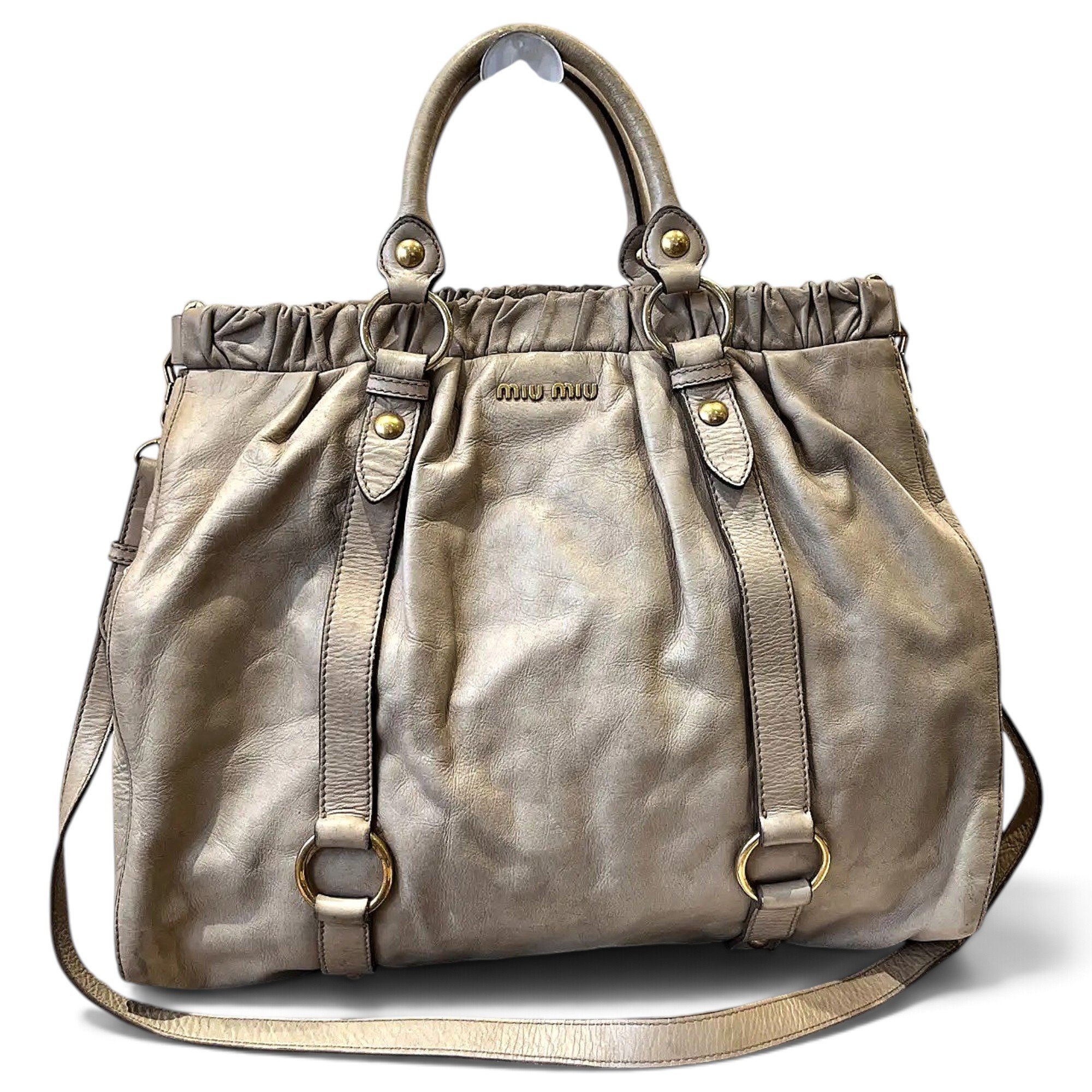 Leather handbag