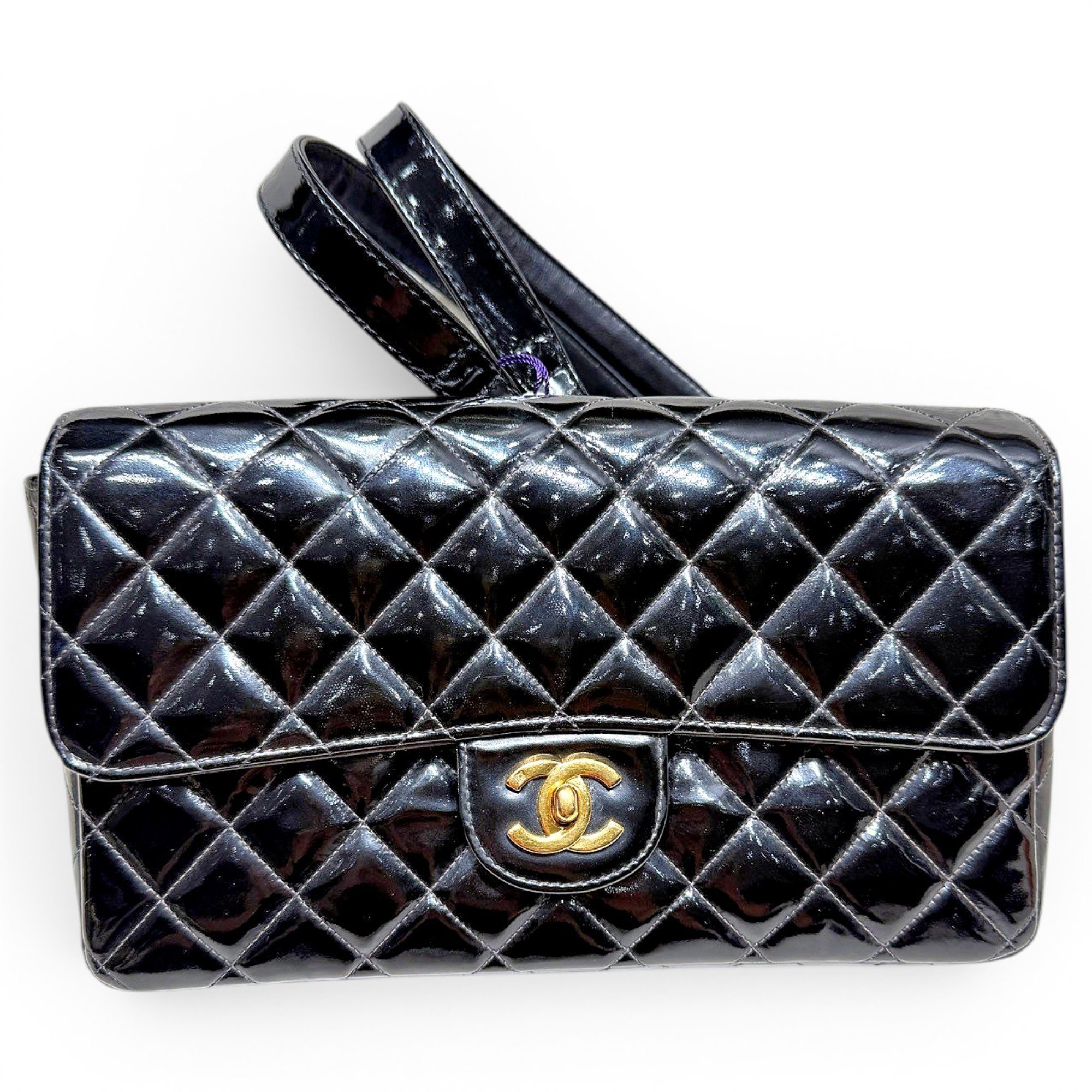 Timeless/Classique patent leather handbag