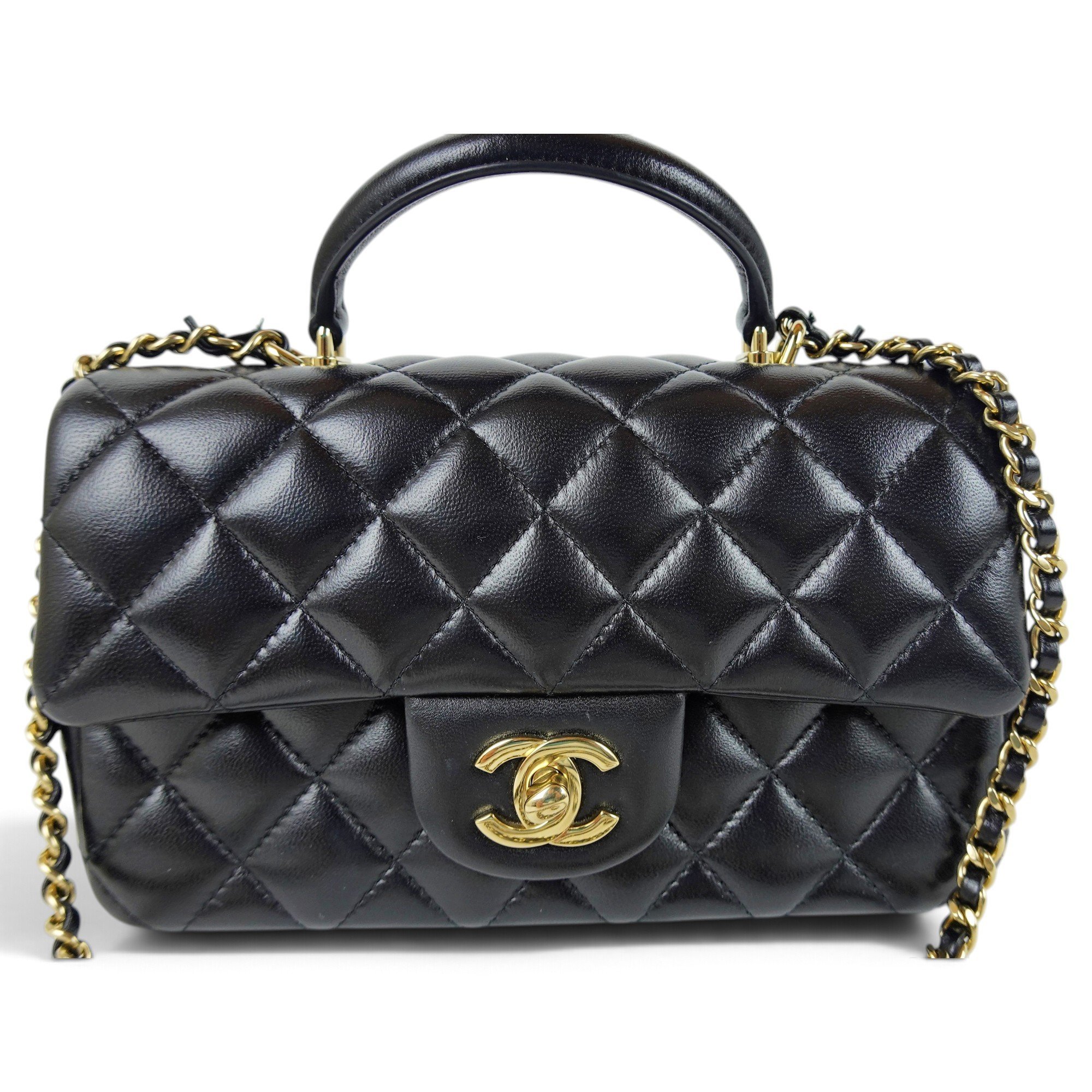 Coco Handle leather handbag
