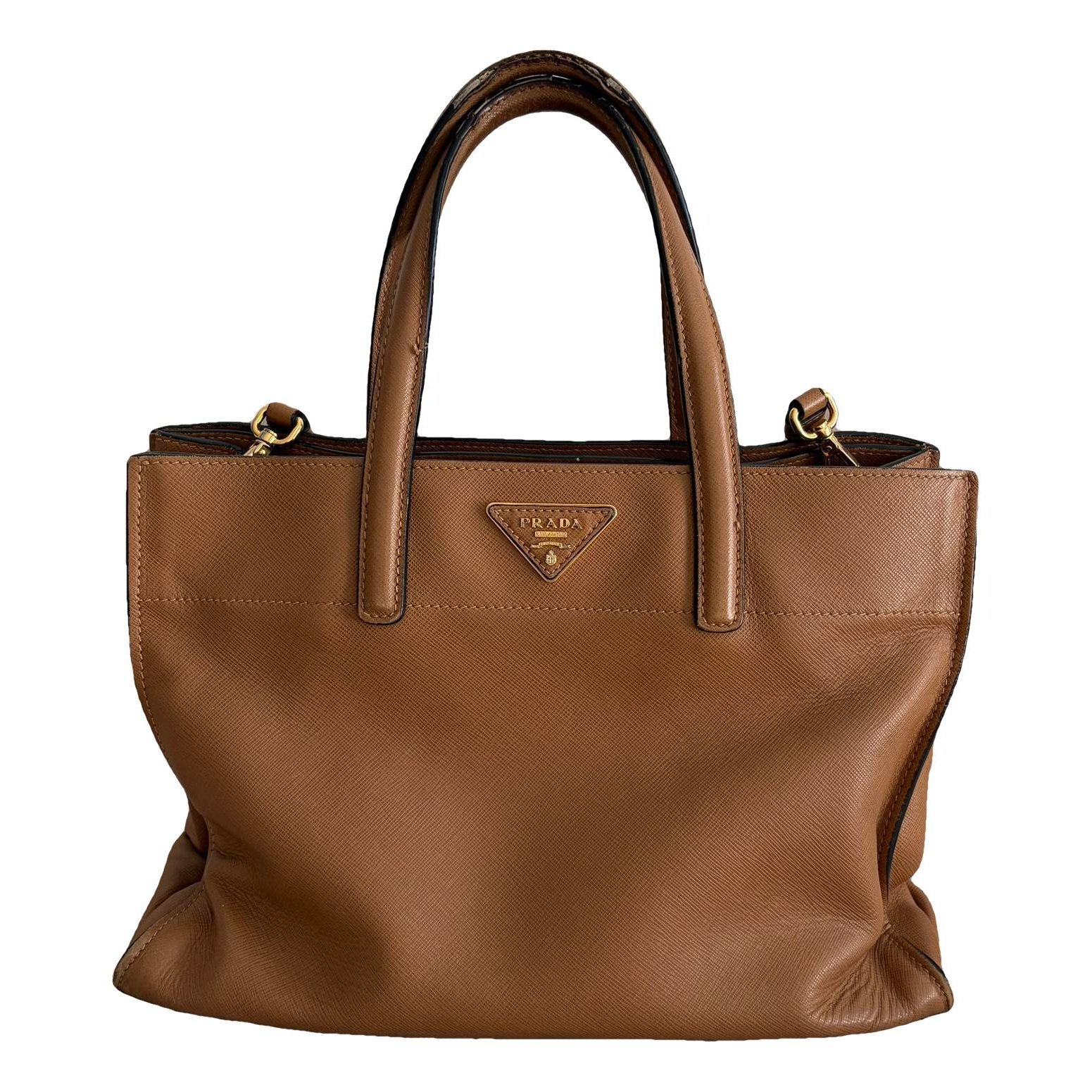 Leather tote