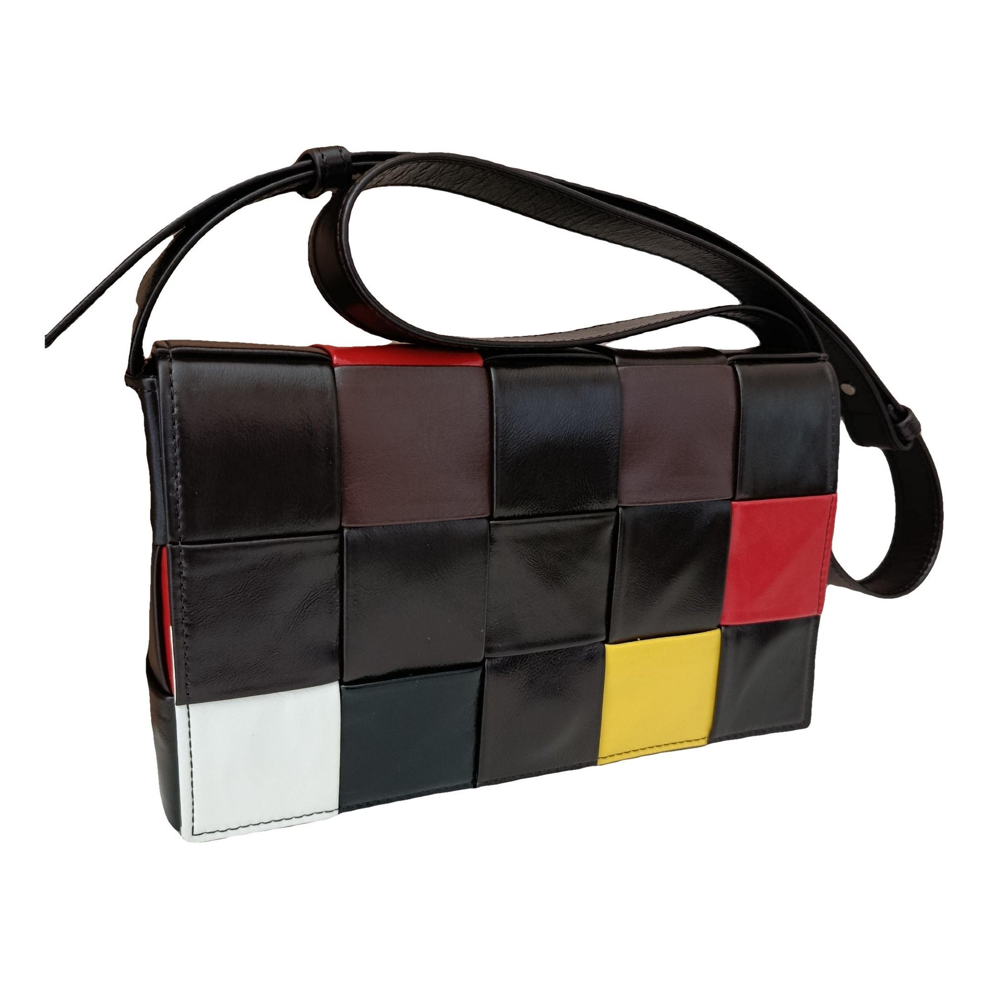 Cassette leather crossbody bag