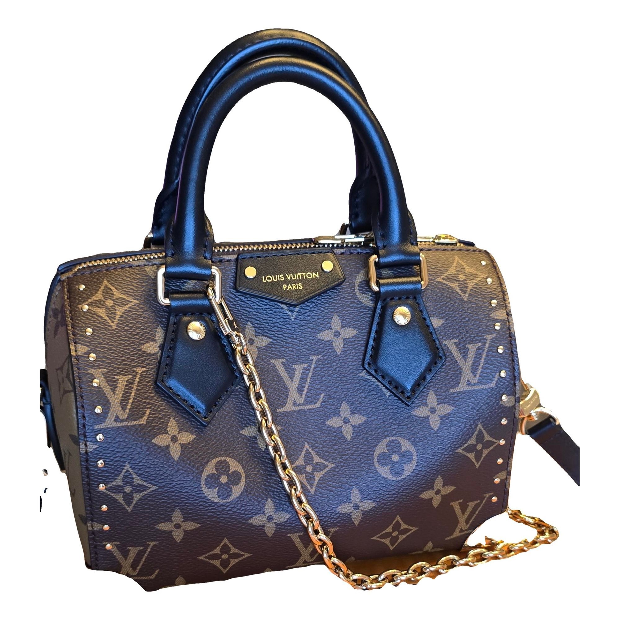 Speedy time trunk leather handbag