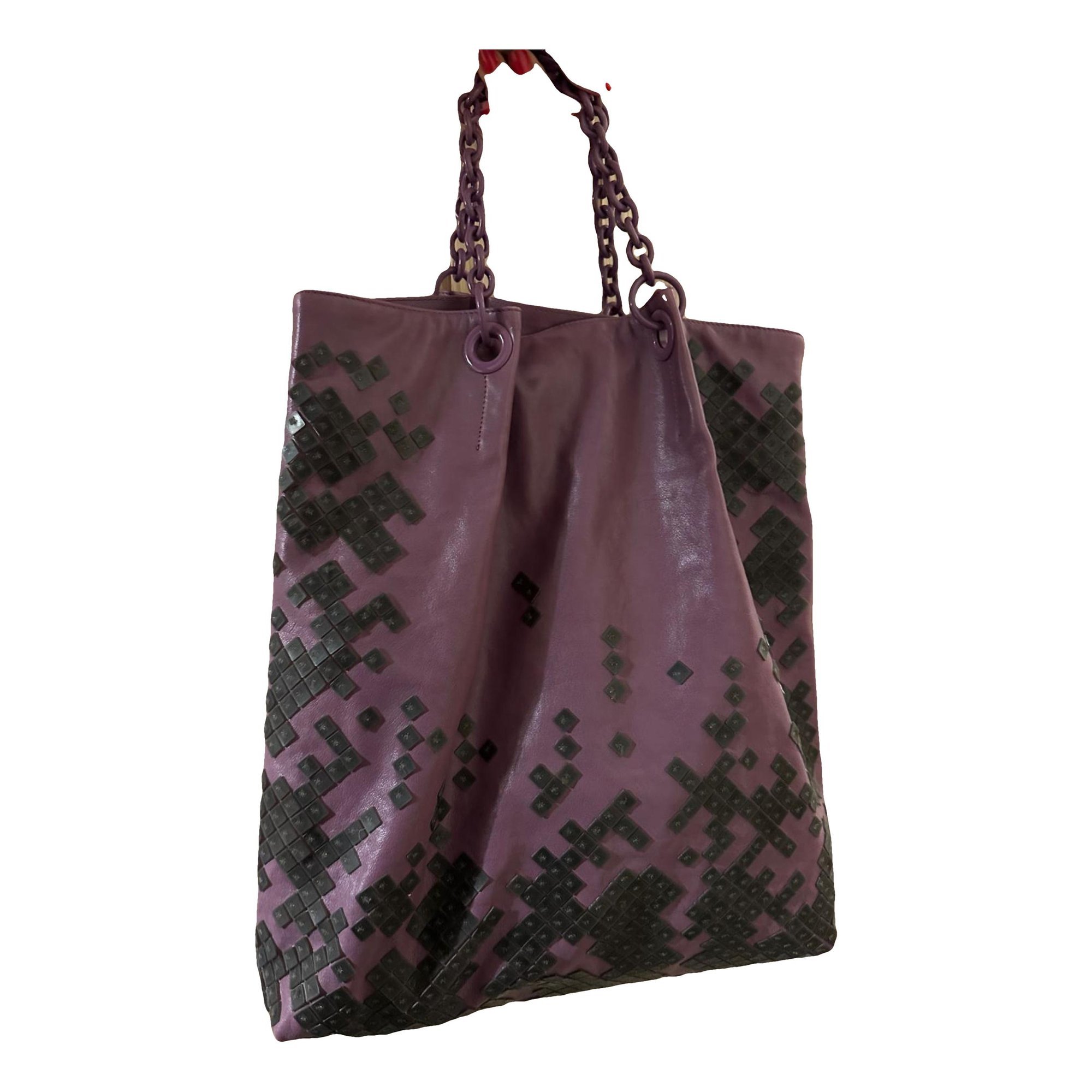 Leather tote