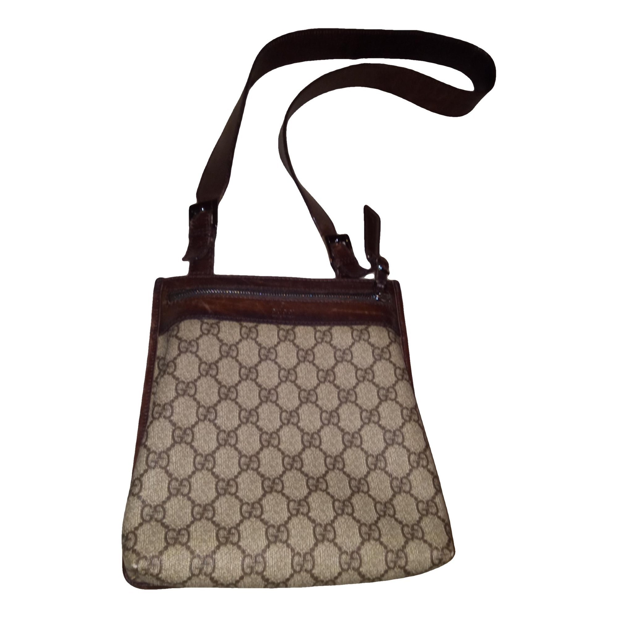 Ophidia Compartment Messenger leather crossbody bag