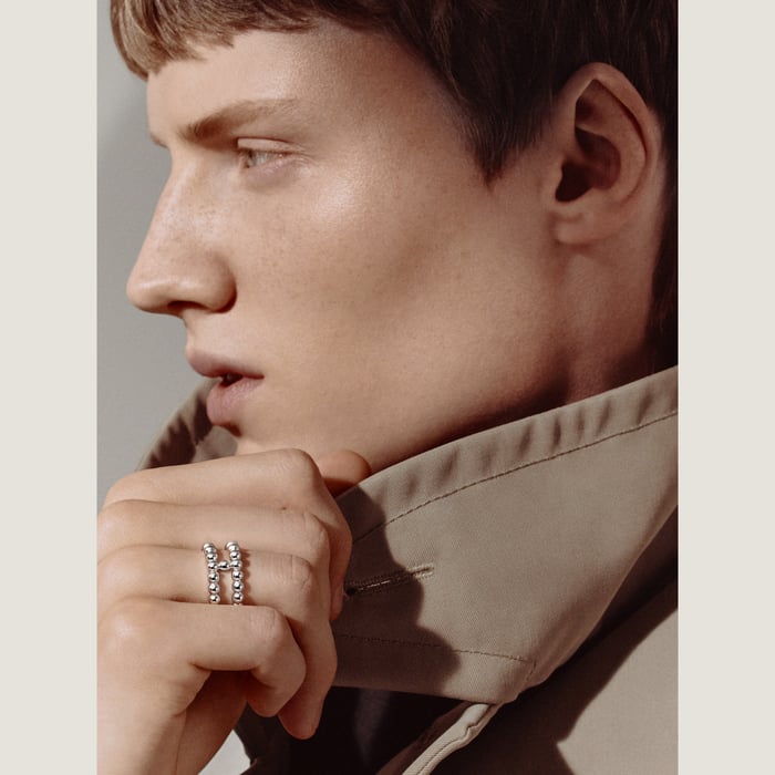 Sans Coloris Chaine d'Ancre Alea II Beaded Ring