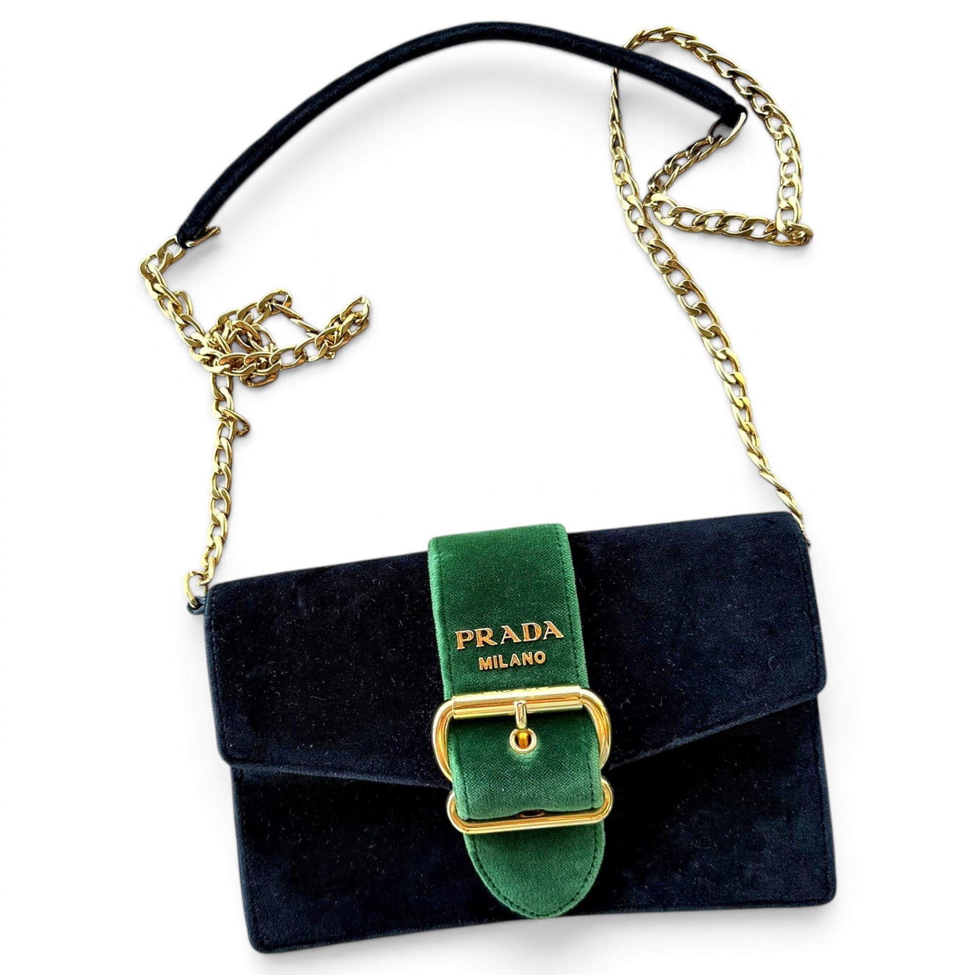 Cahier velvet crossbody bag
